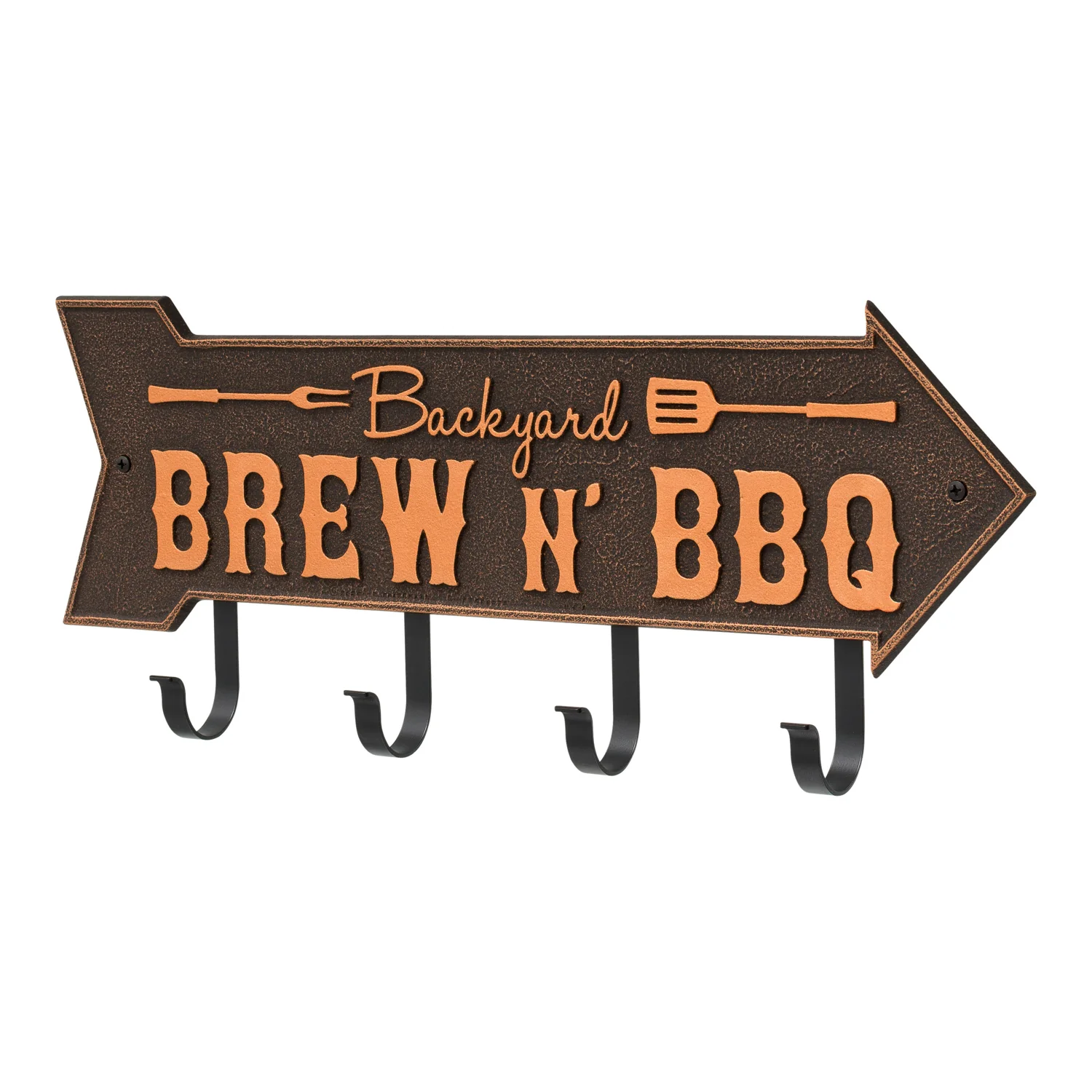 Backyard Brew N' BBQ Arrow Hook Plaque - Image 20