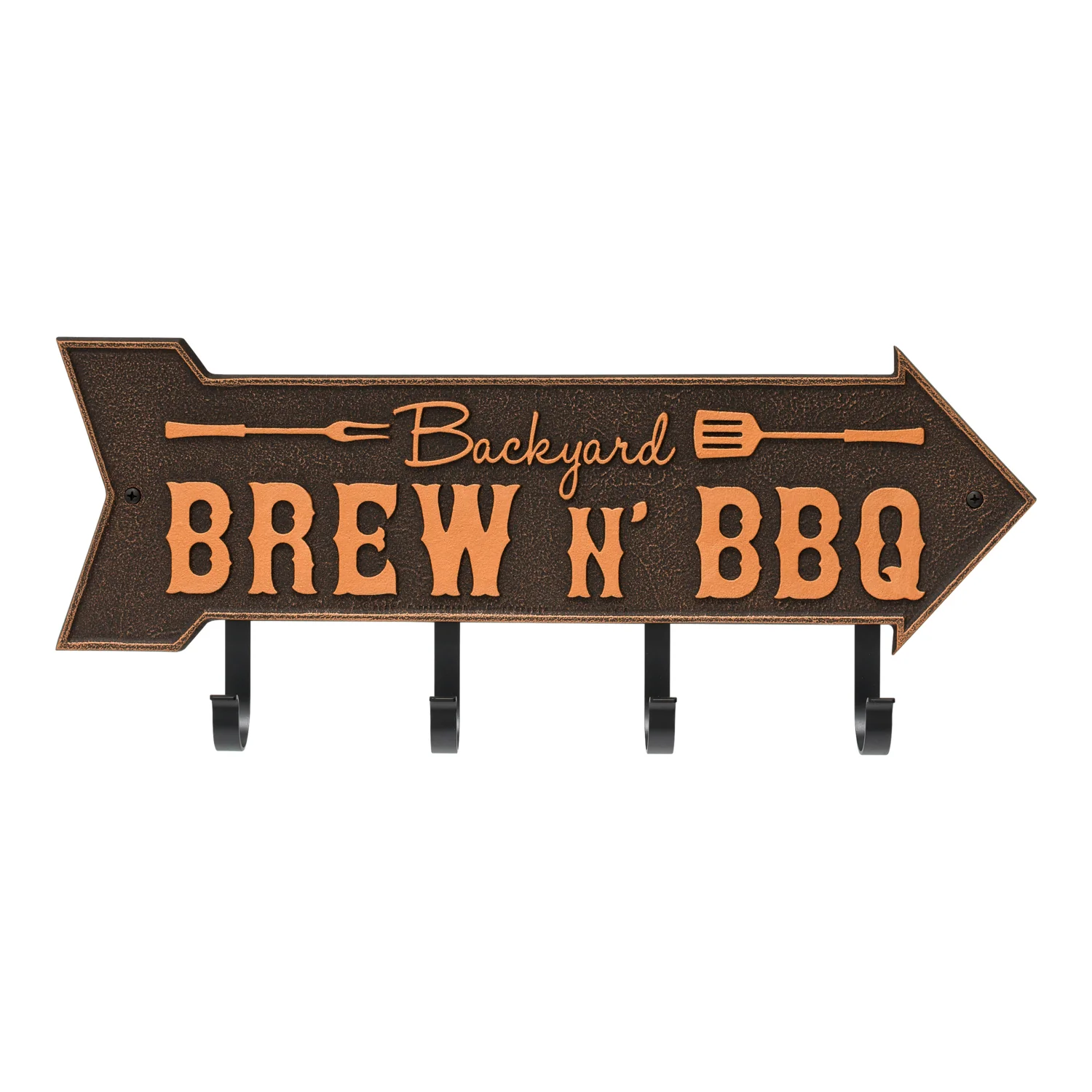 Backyard Brew N' BBQ Arrow Hook Plaque - Image 27