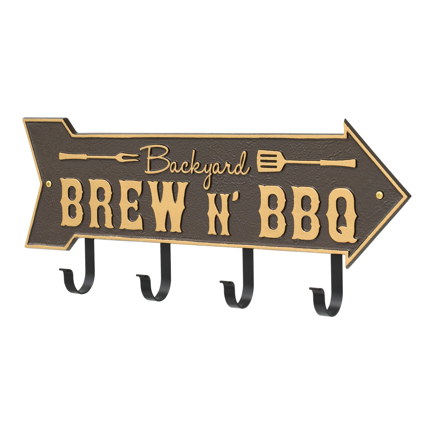 Backyard Brew N' BBQ Arrow Hook Plaque - Image 35