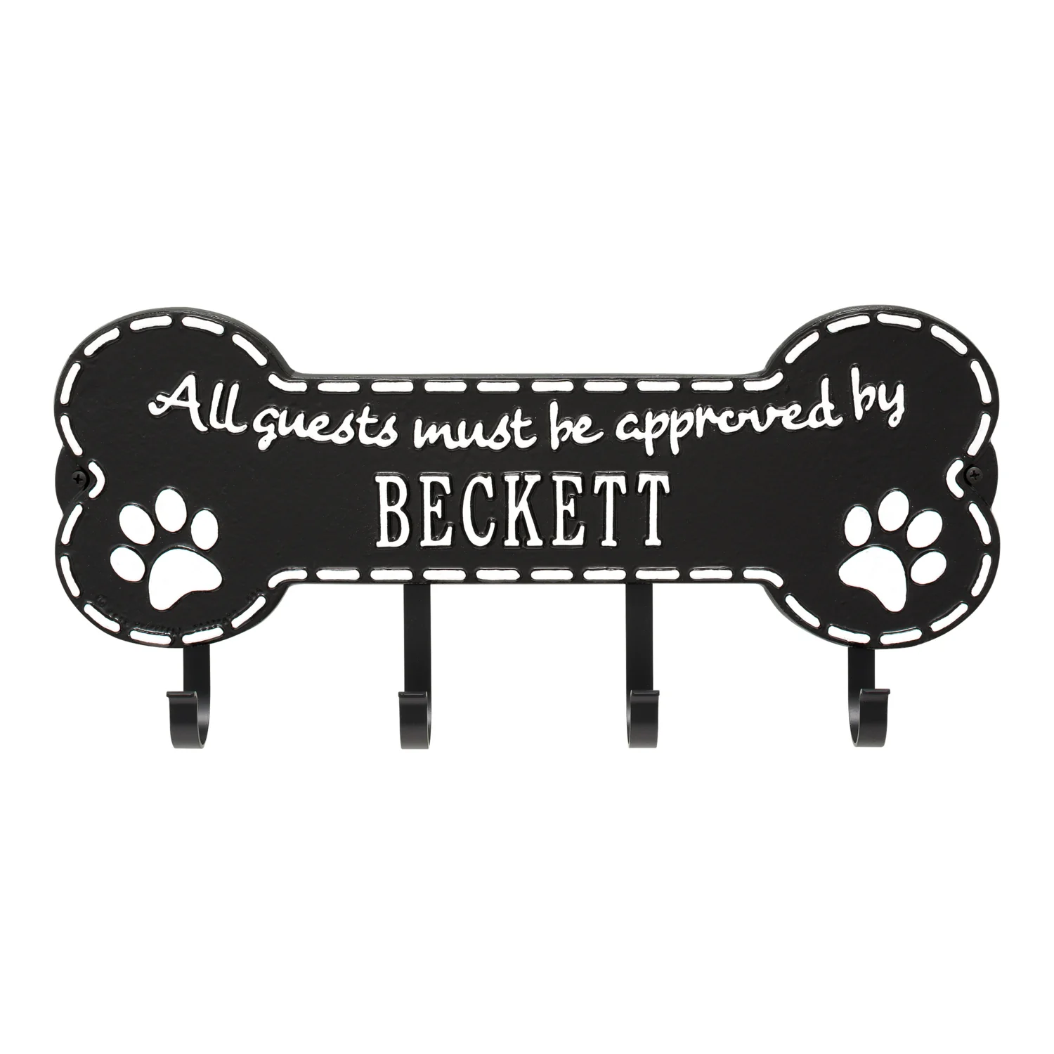 Paw Bone Personalized Hook Plaque - Image 20