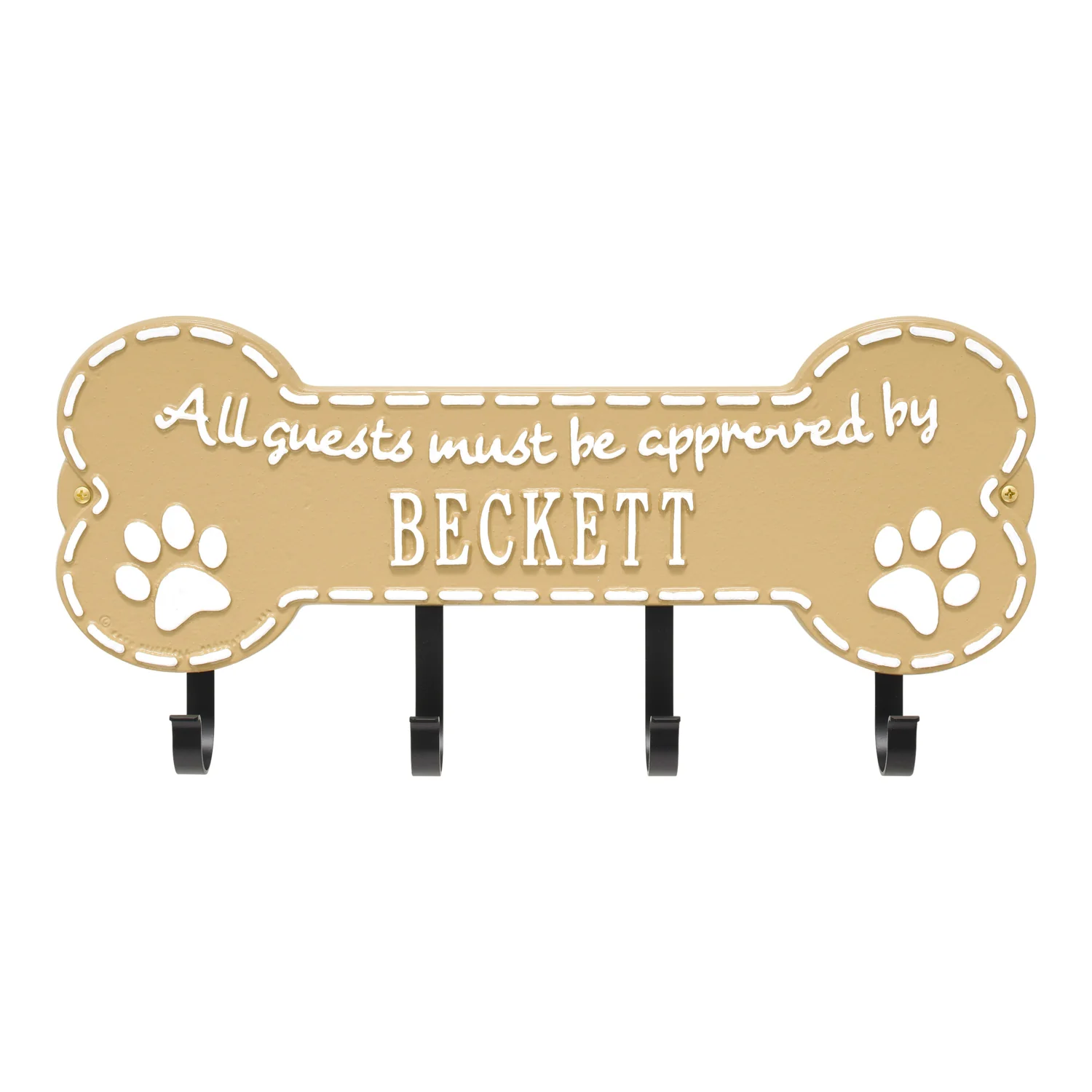 Paw Bone Personalized Hook Plaque - Image 21