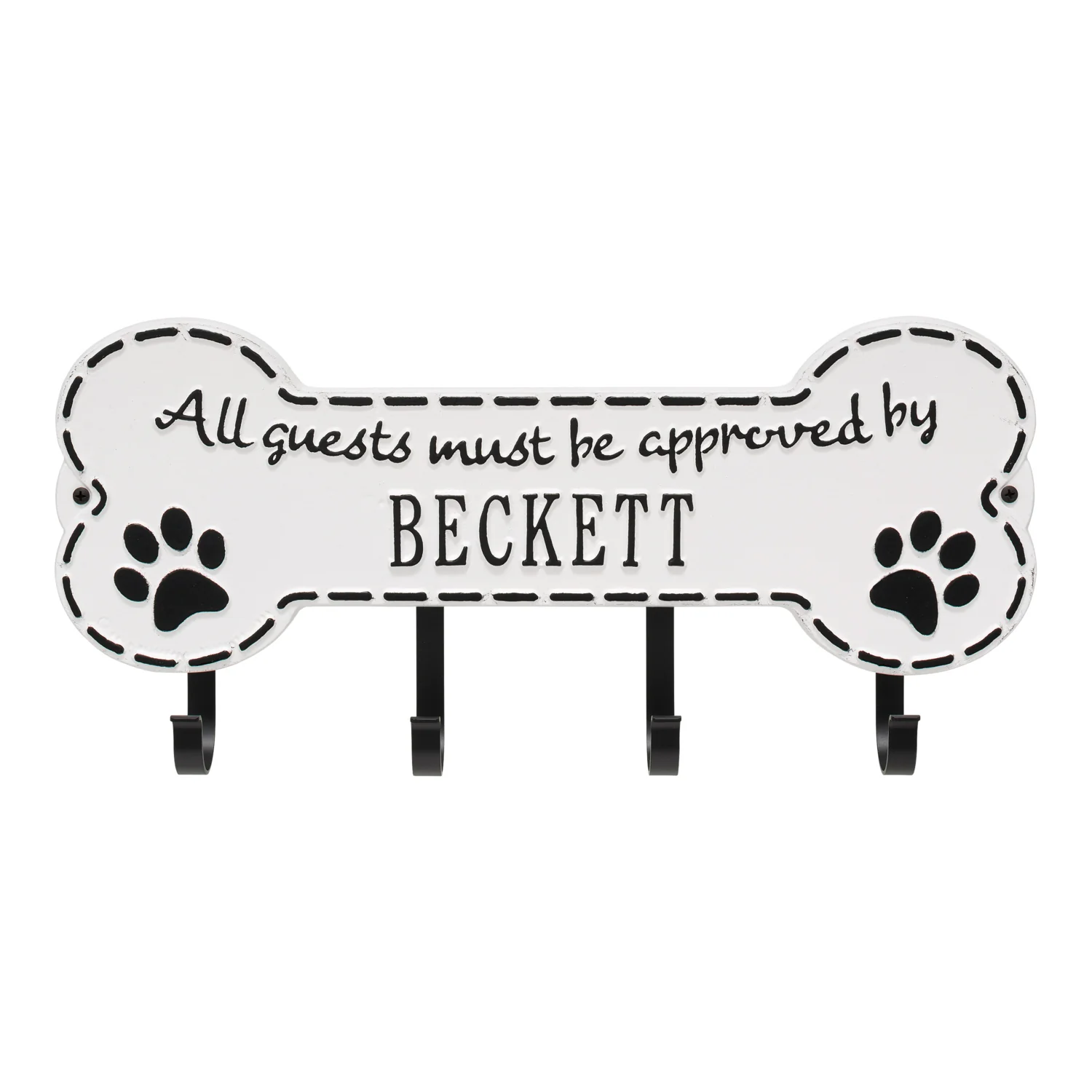 Paw Bone Personalized Hook Plaque - Image 30