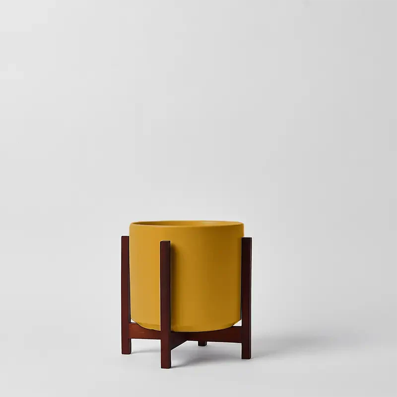 Solid Goods Ceramic Cylinder– With or Without Mahogany Stand - Image 5
