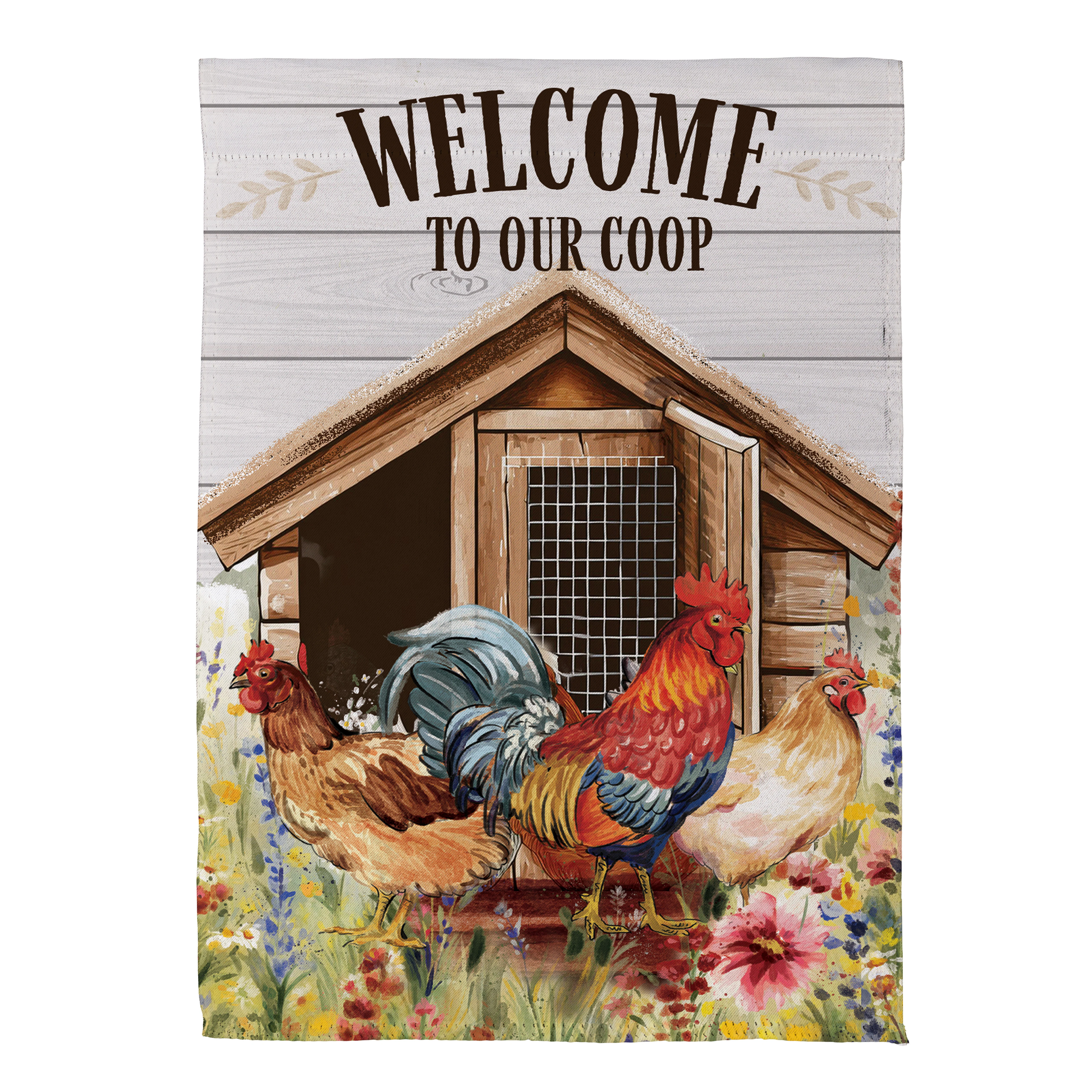 Petal & Plow Coop Suede Garden Flag - Image 3