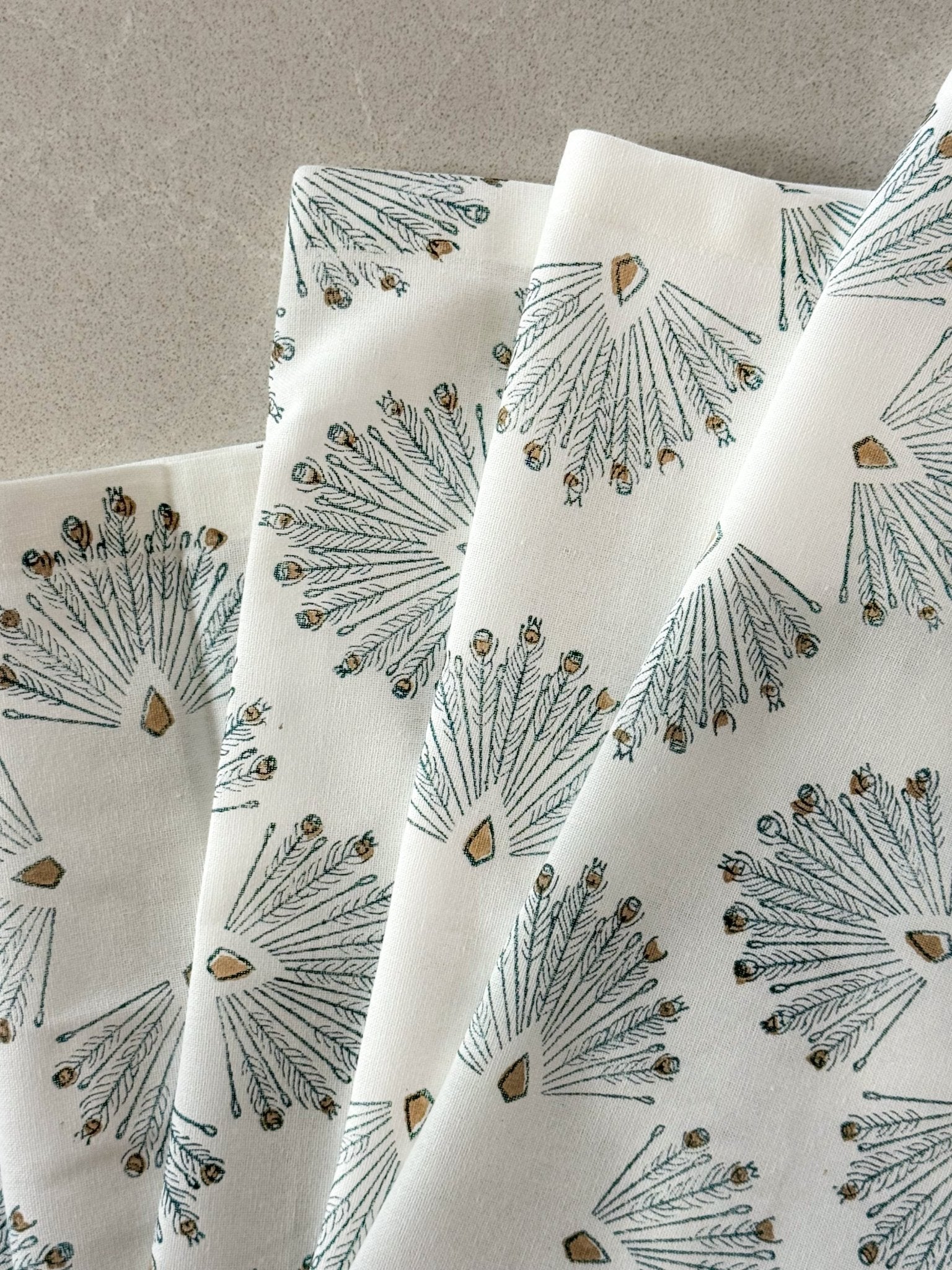 Peacock Paradise Table Runner