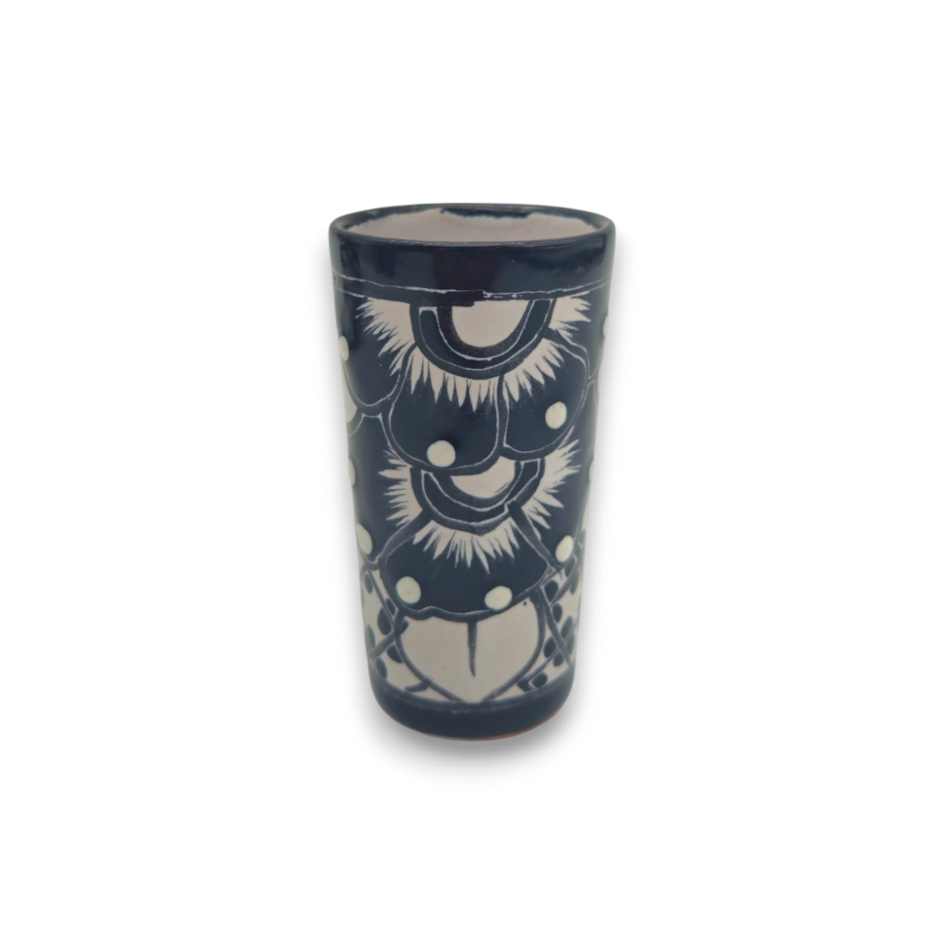 Talavera Skull Decanter with 6 Shot Glasses | Mexican Bar Set - Image 5