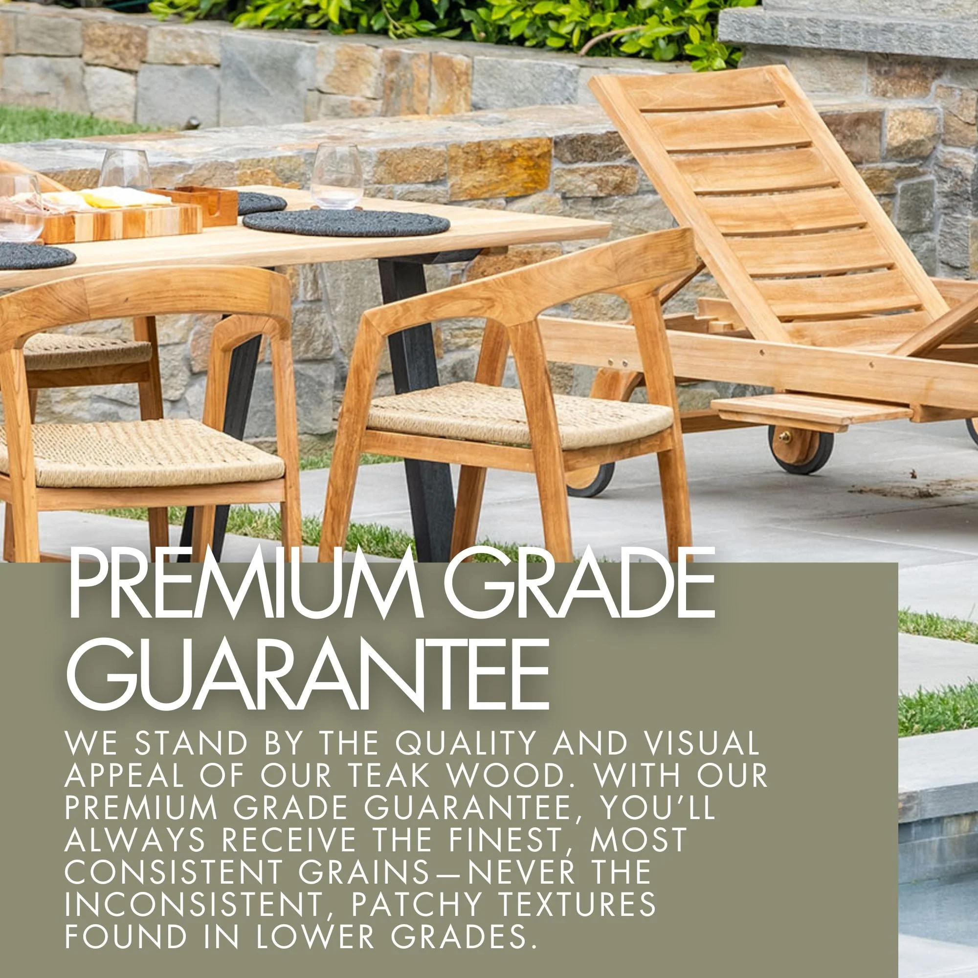 Telluride Oiled Teak Outdoor Patio Folding Chair with Arm Rests - Image 5
