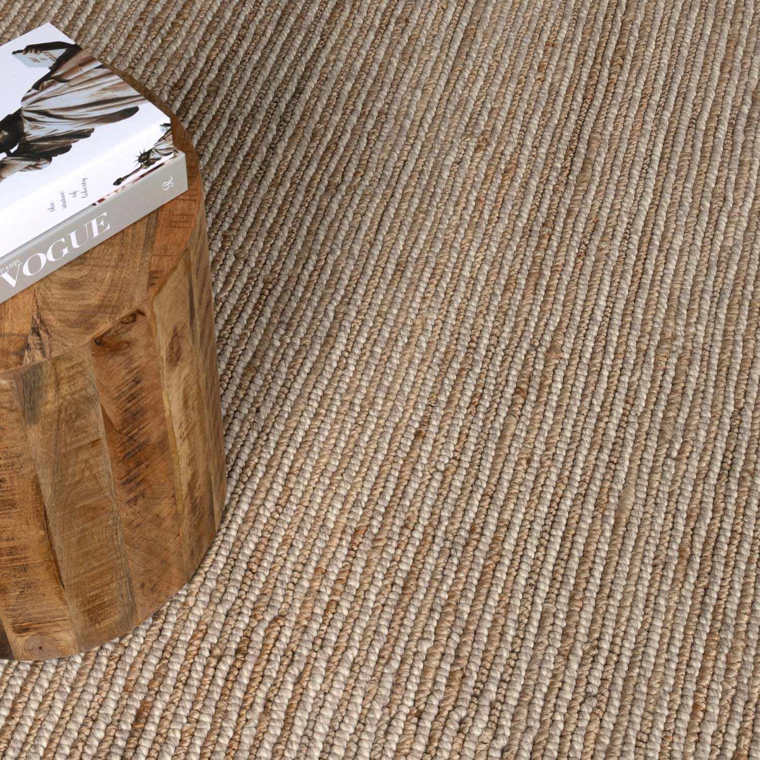 The Merel Hand Woven Rug, Light Brown - Image 9