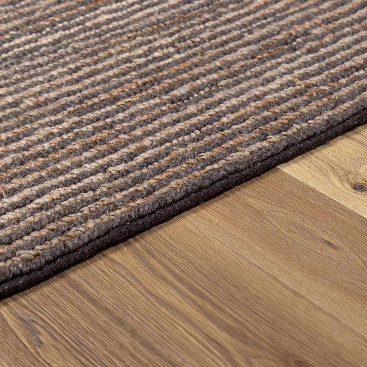 The Merel Hand Woven Rug, Medium Brown - Image 8