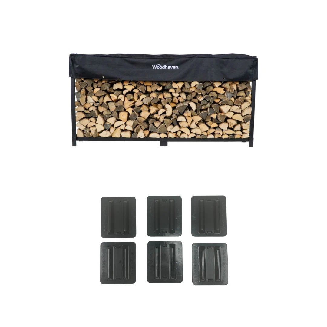 The Woodhaven 8ft Firewood Rack - Image 7