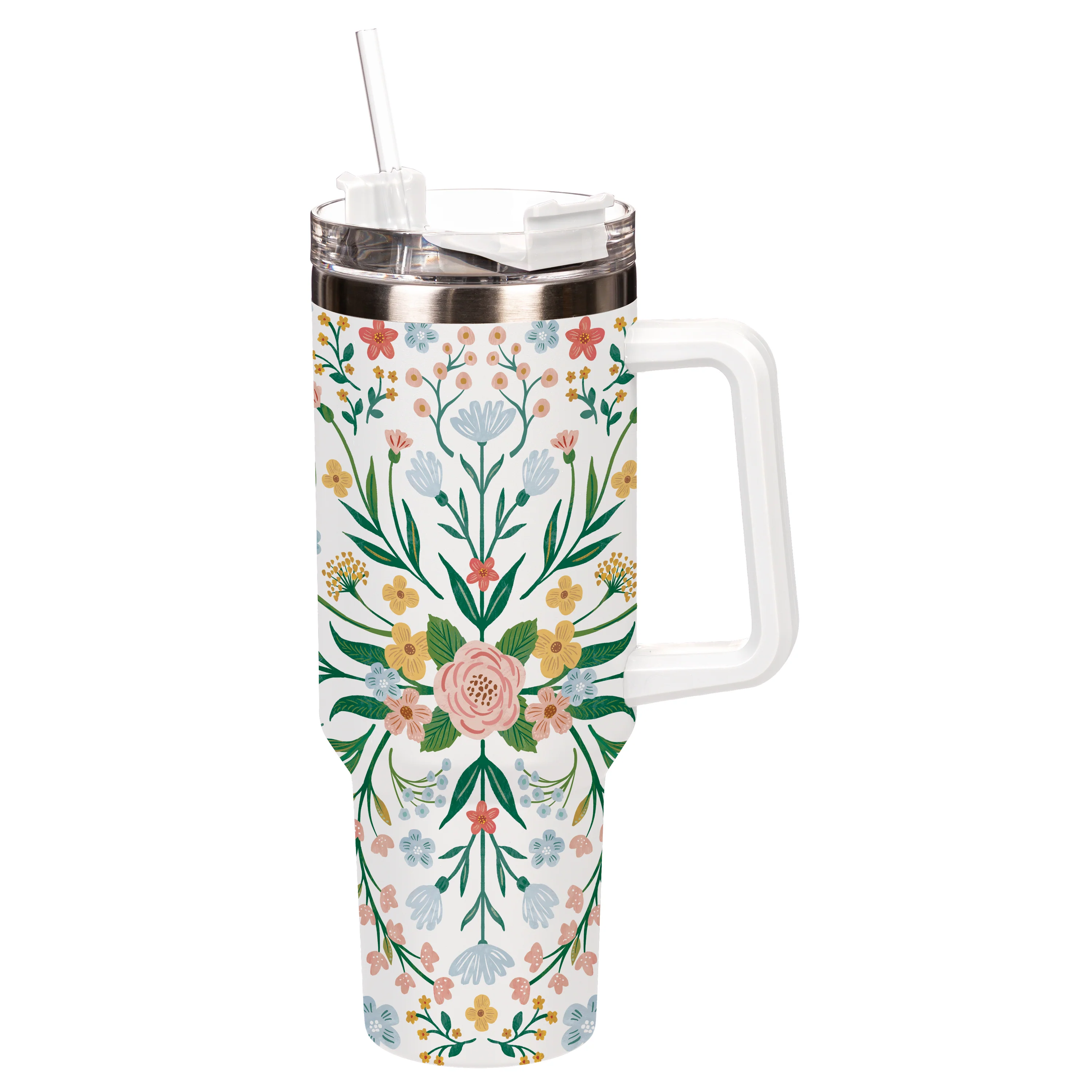 What She Shed Tumbler Trenta Cup Double Wall Stainless Steel, Mandala, 30oz, Gift Box - Image 2