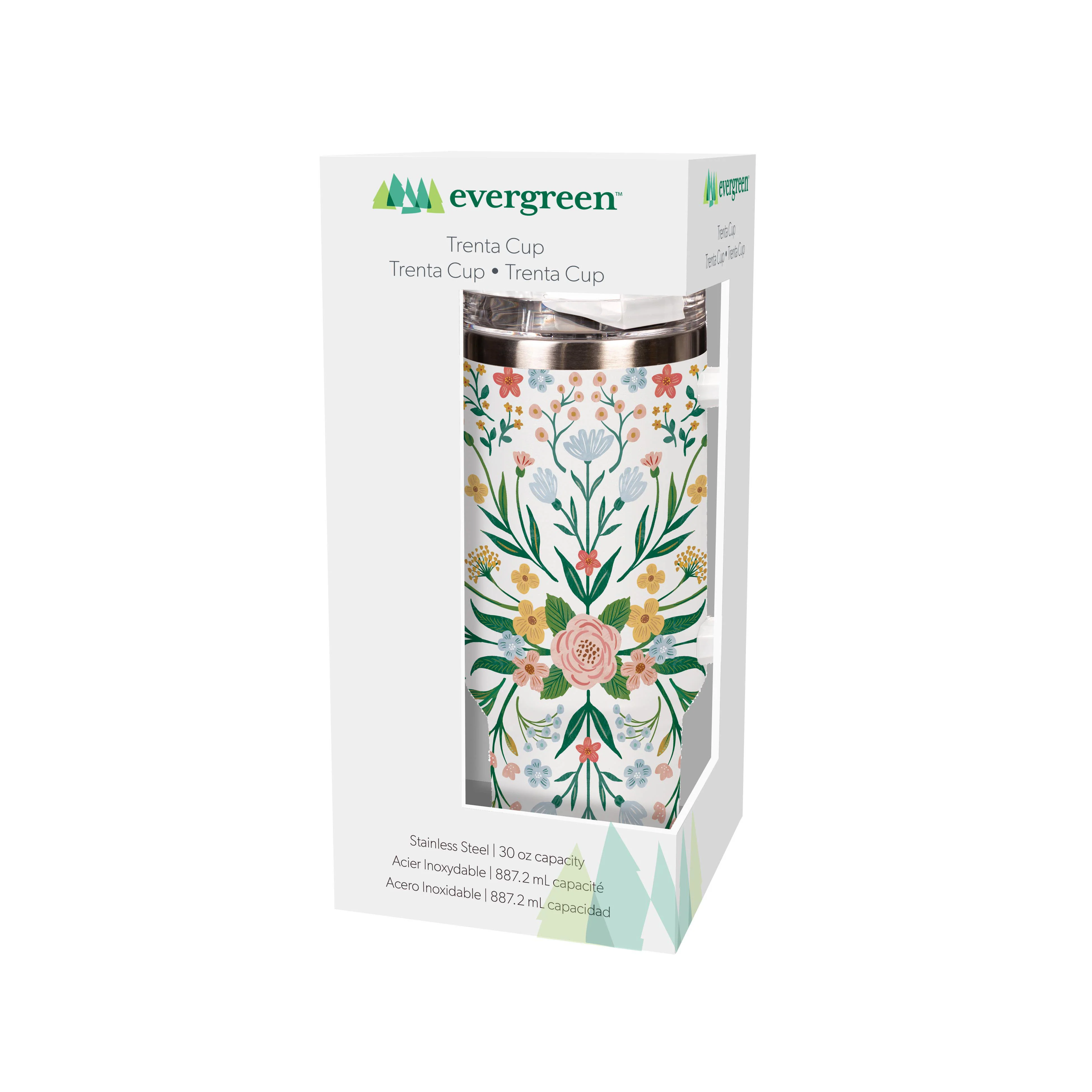 What She Shed Tumbler Trenta Cup Double Wall Stainless Steel, Mandala, 30oz, Gift Box - Image 3