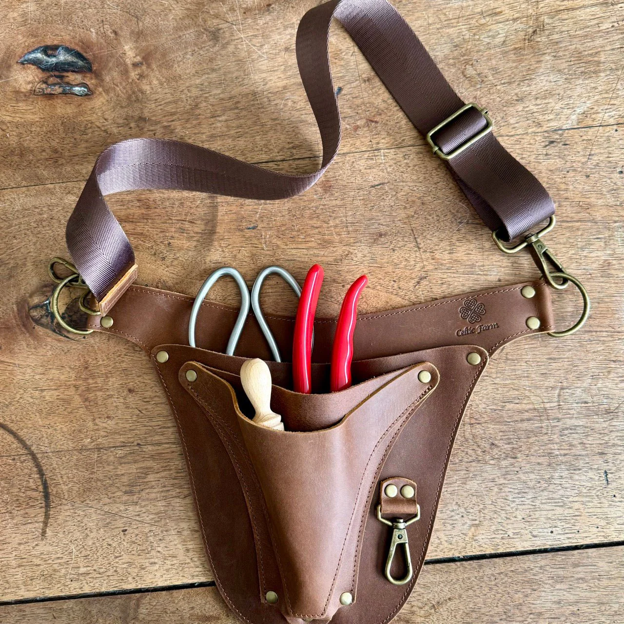 Ultimate Leather Garden Tool Belt & Holder - Image 7