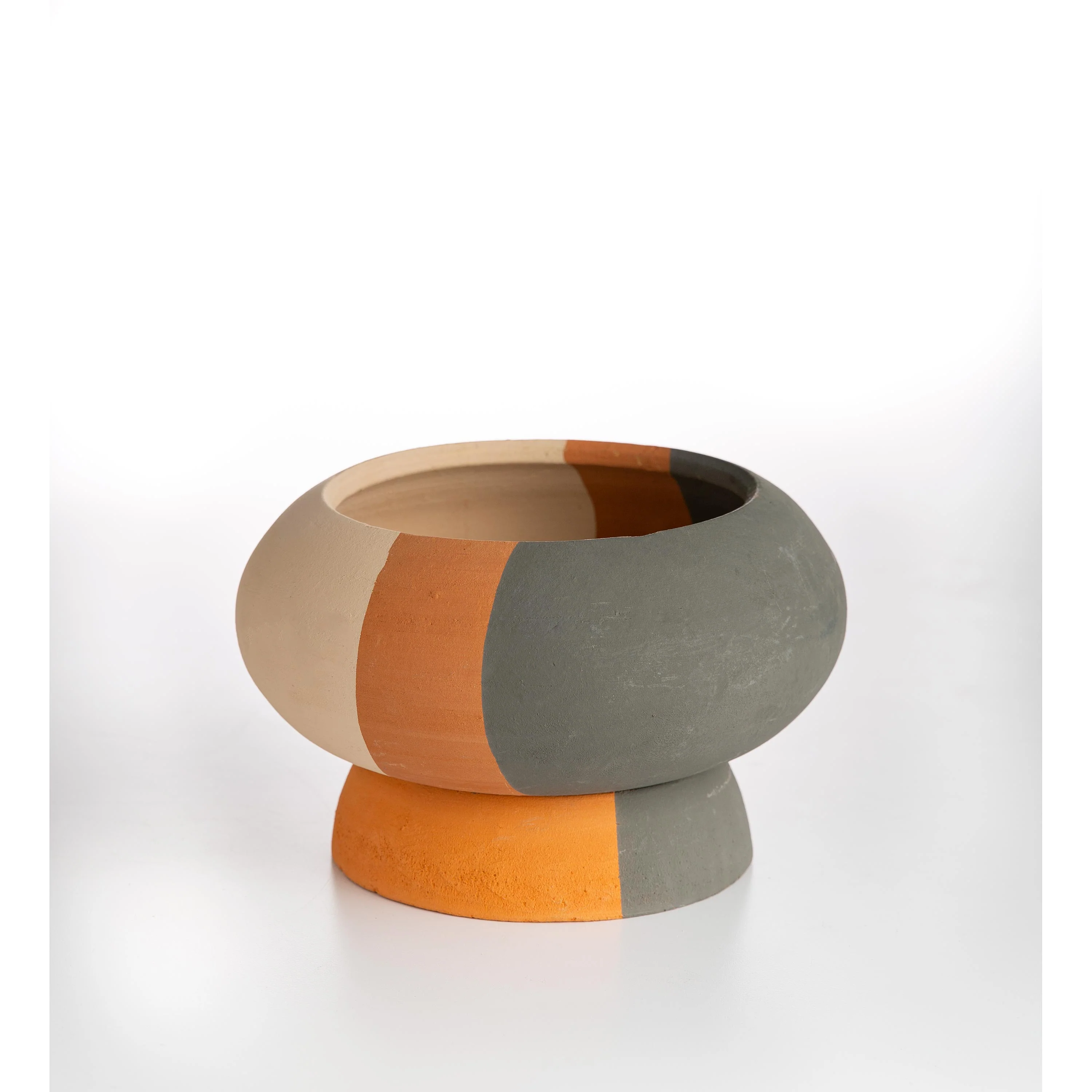 Low Striped Planter - Image 2