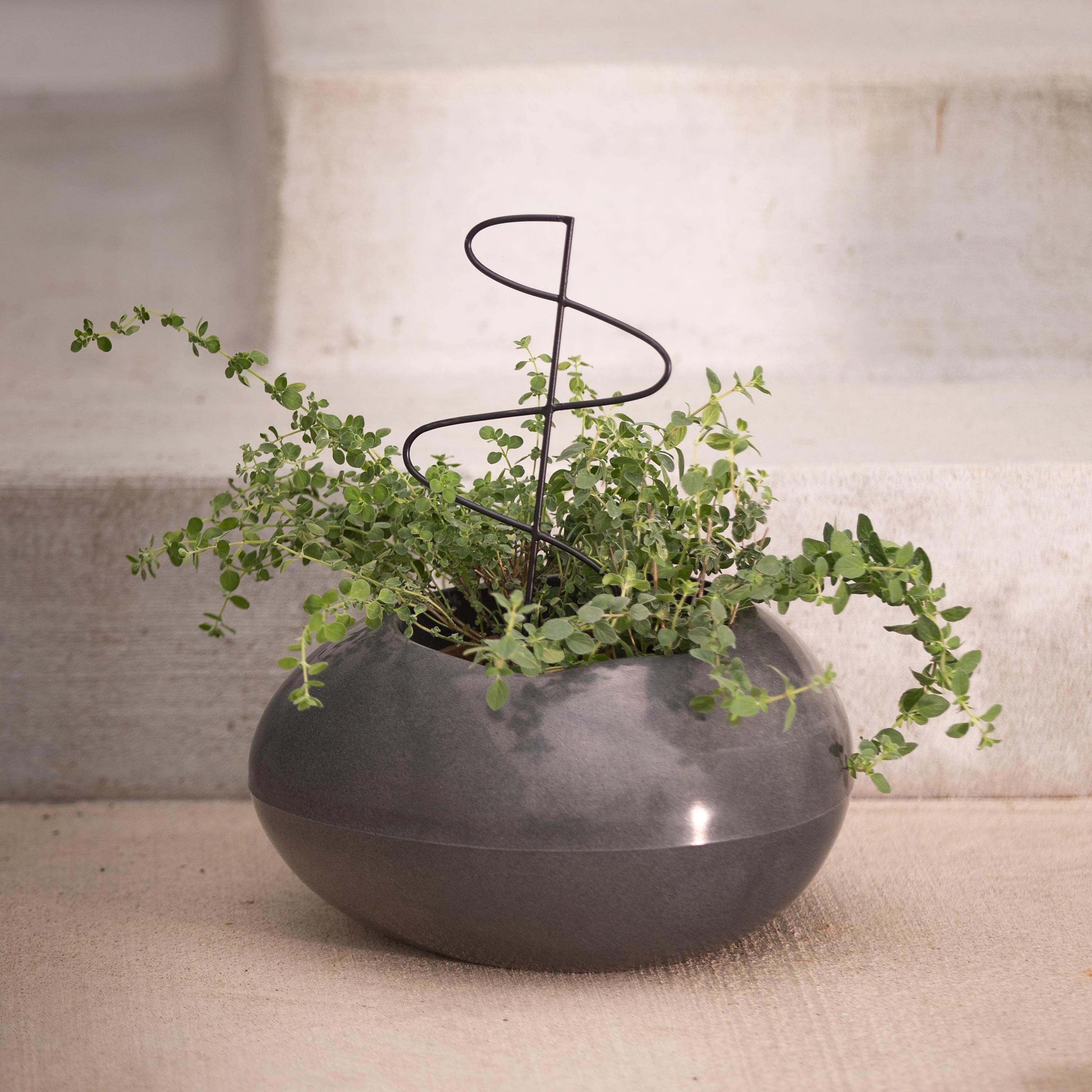 Globe Stone Planter - Image 15