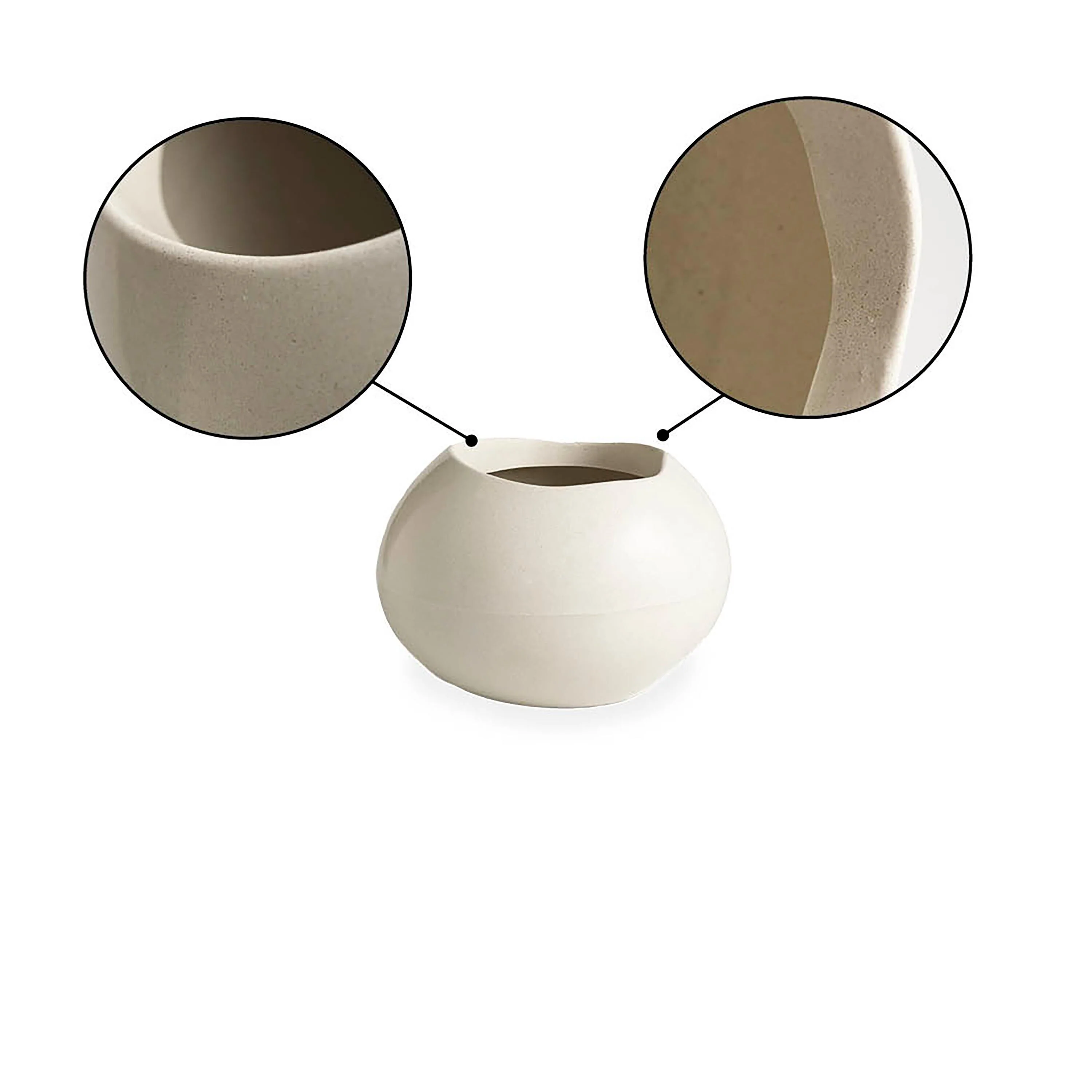 Globe Stone Planter - Image 9
