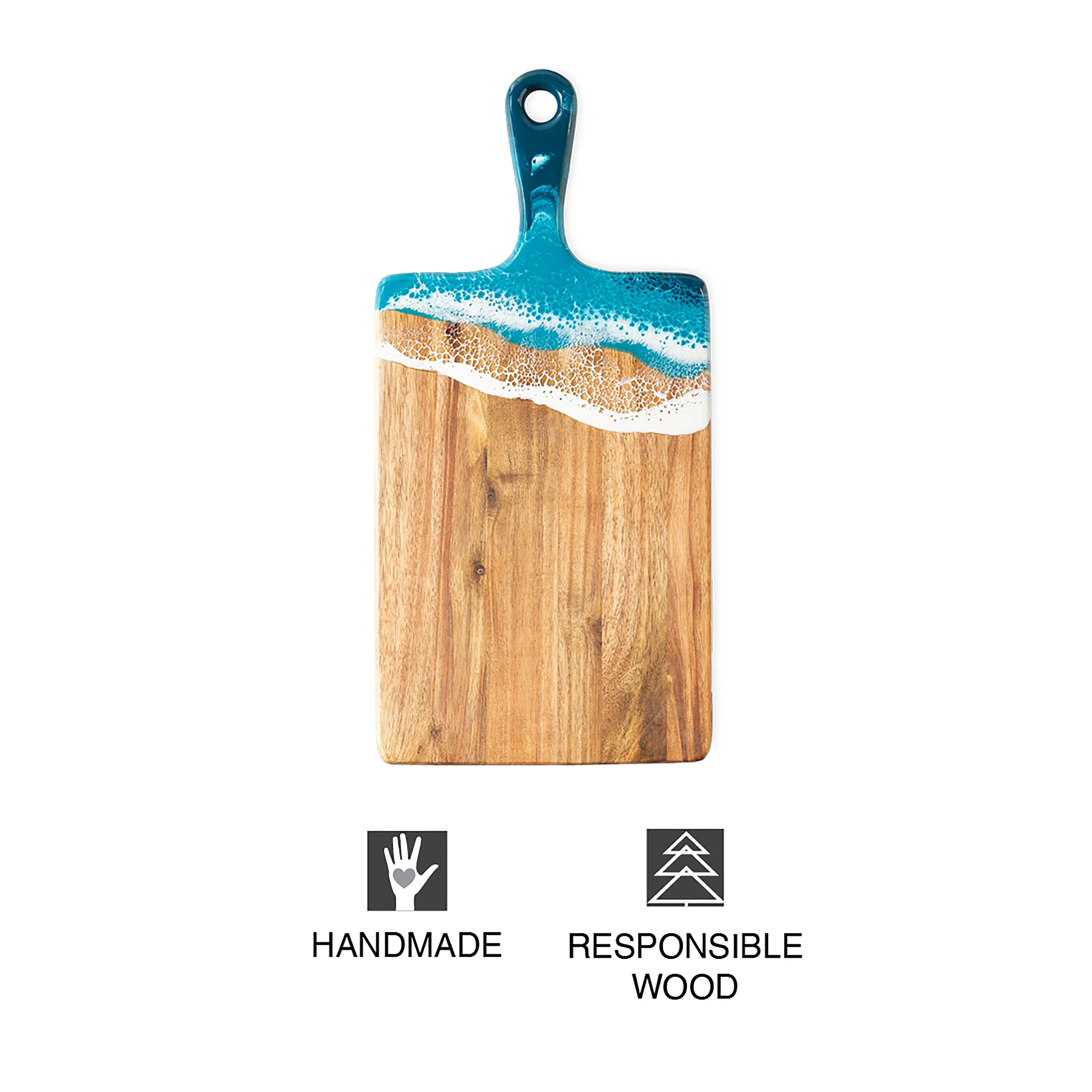 Acacia Wood & Resin Cutting Board - Image 3