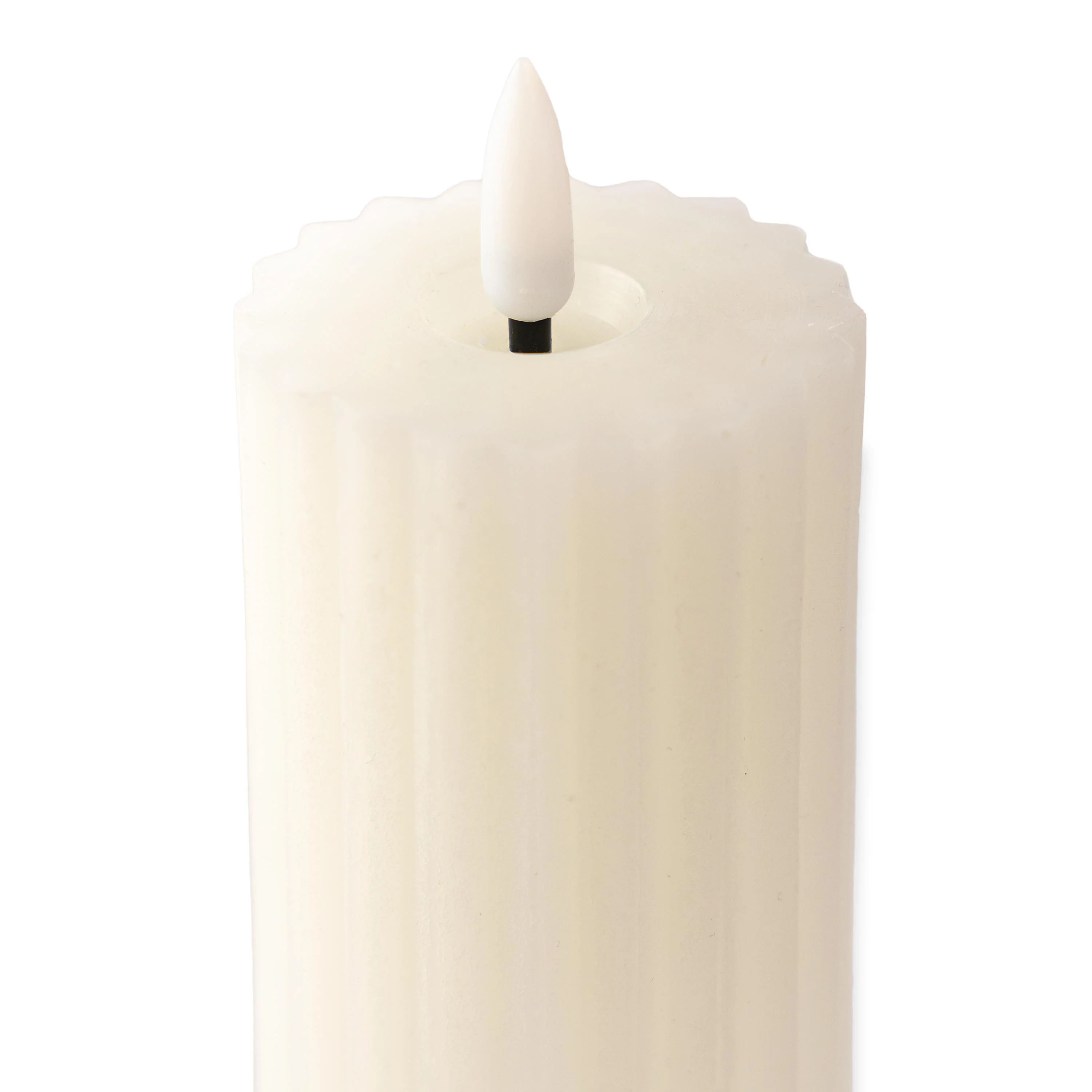 Tall LED Carved Candle - Image 3