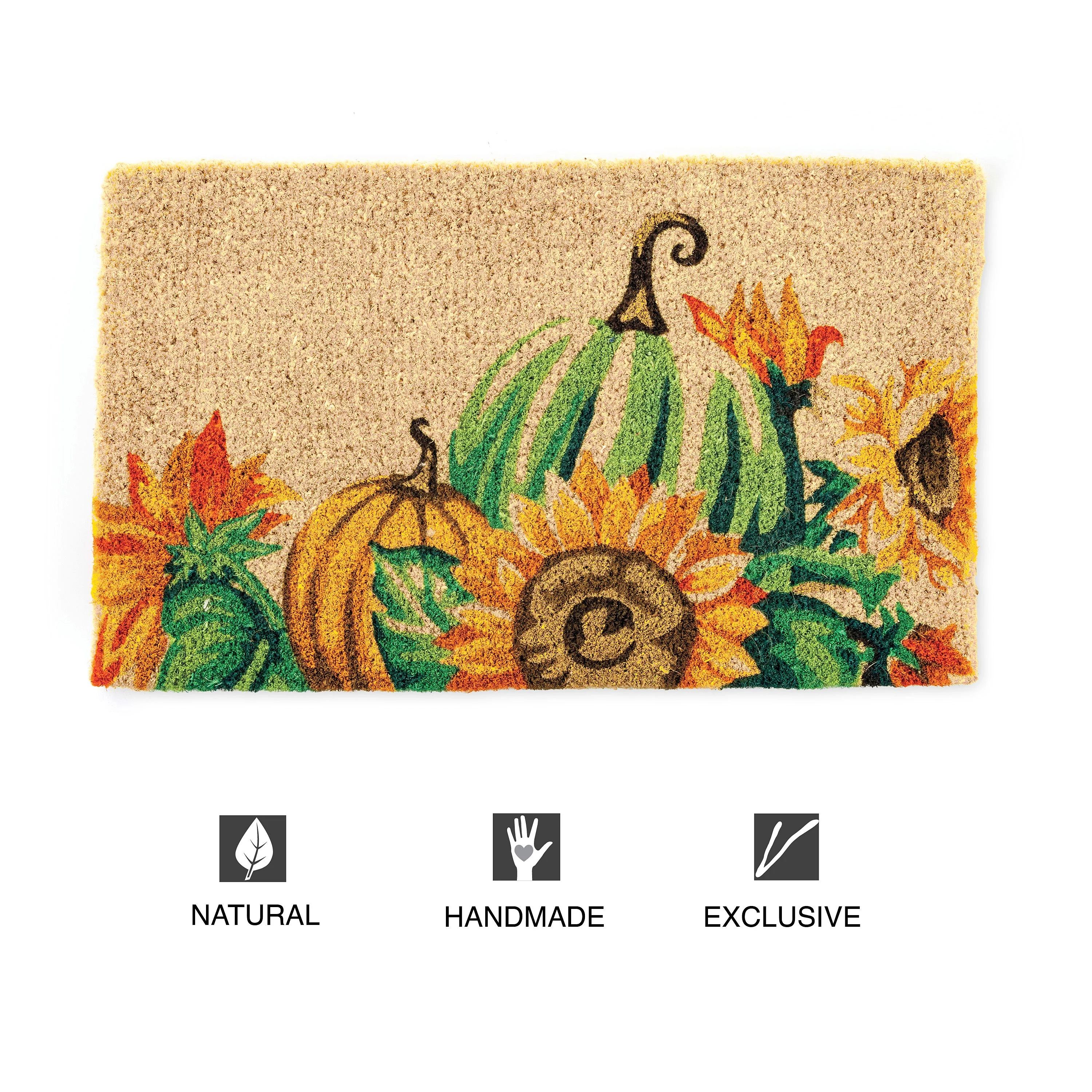 Harvest Pumpkin Coir Mat - Image 3