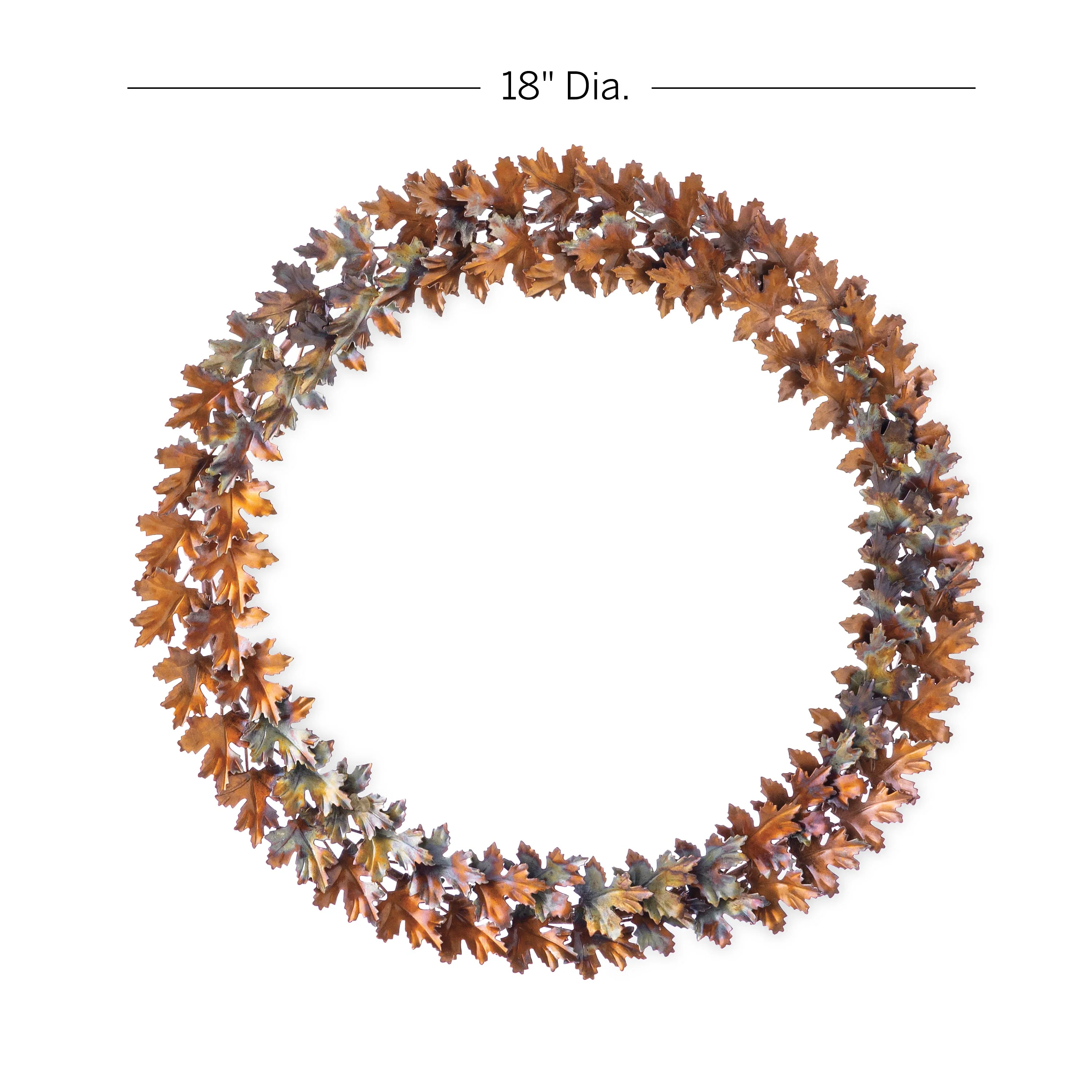 18' FALL LEAF WREATH - Image 4