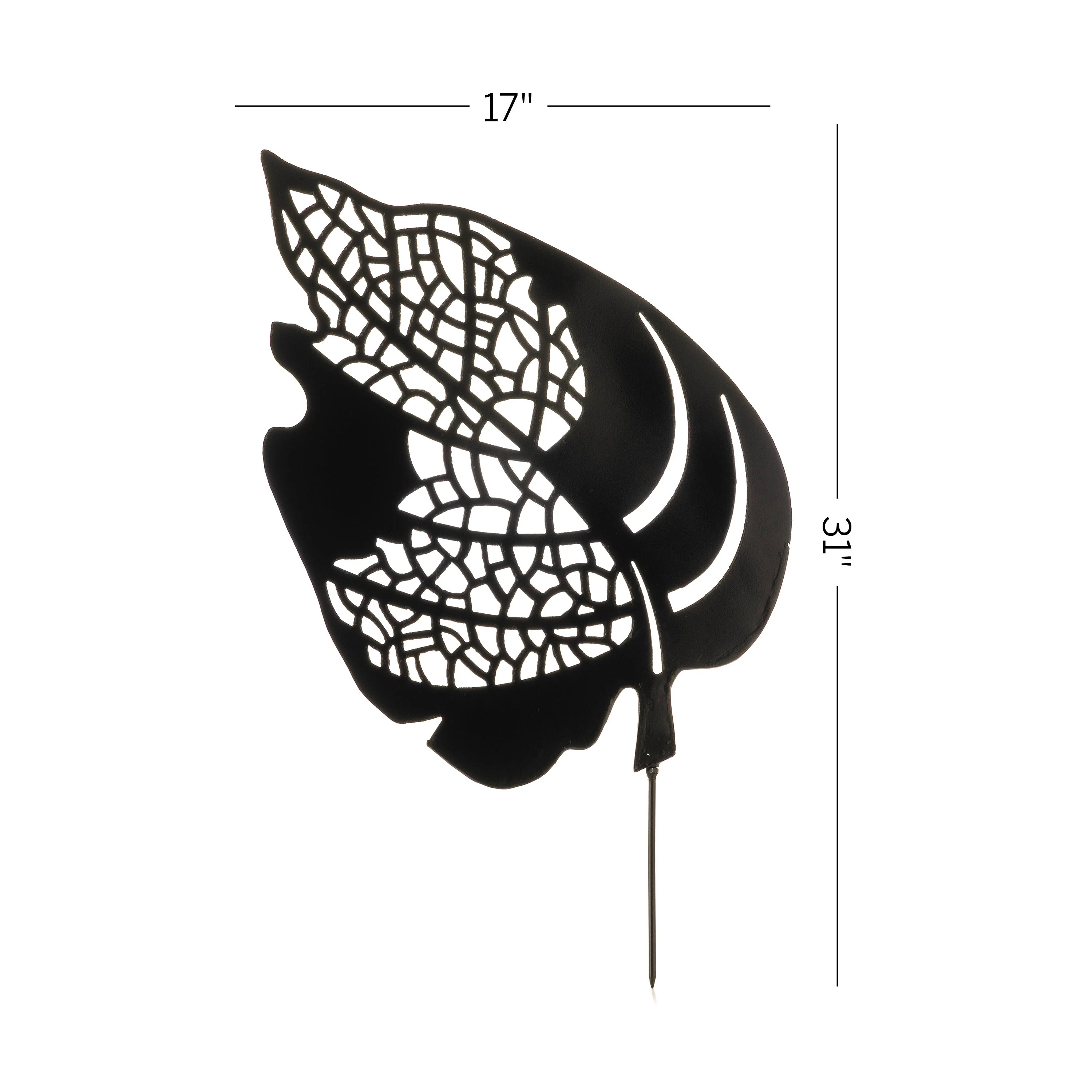 Leaf Skeleton Garden Stake - Image 4