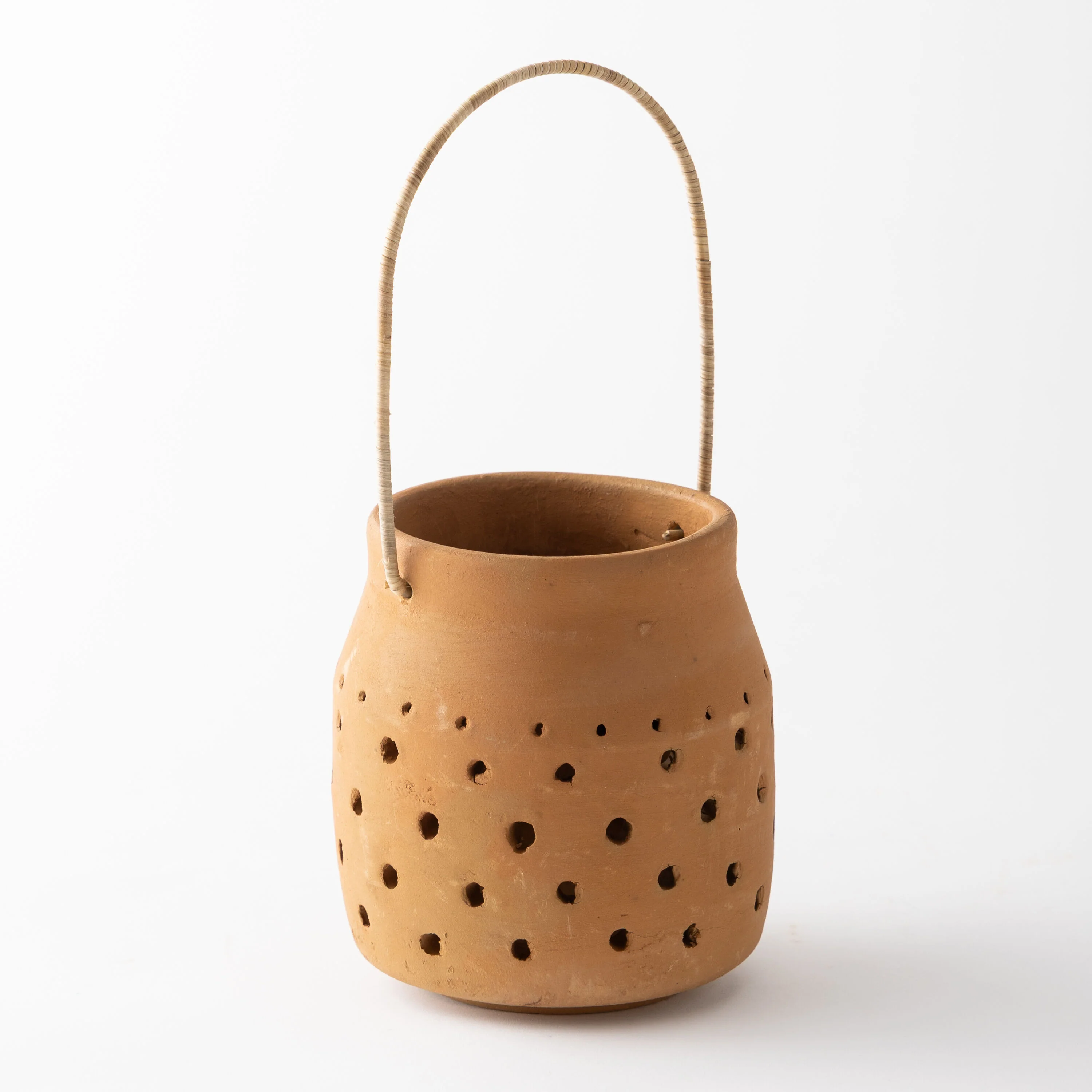 Cut-Out Dots Clay Lantern - Image 3