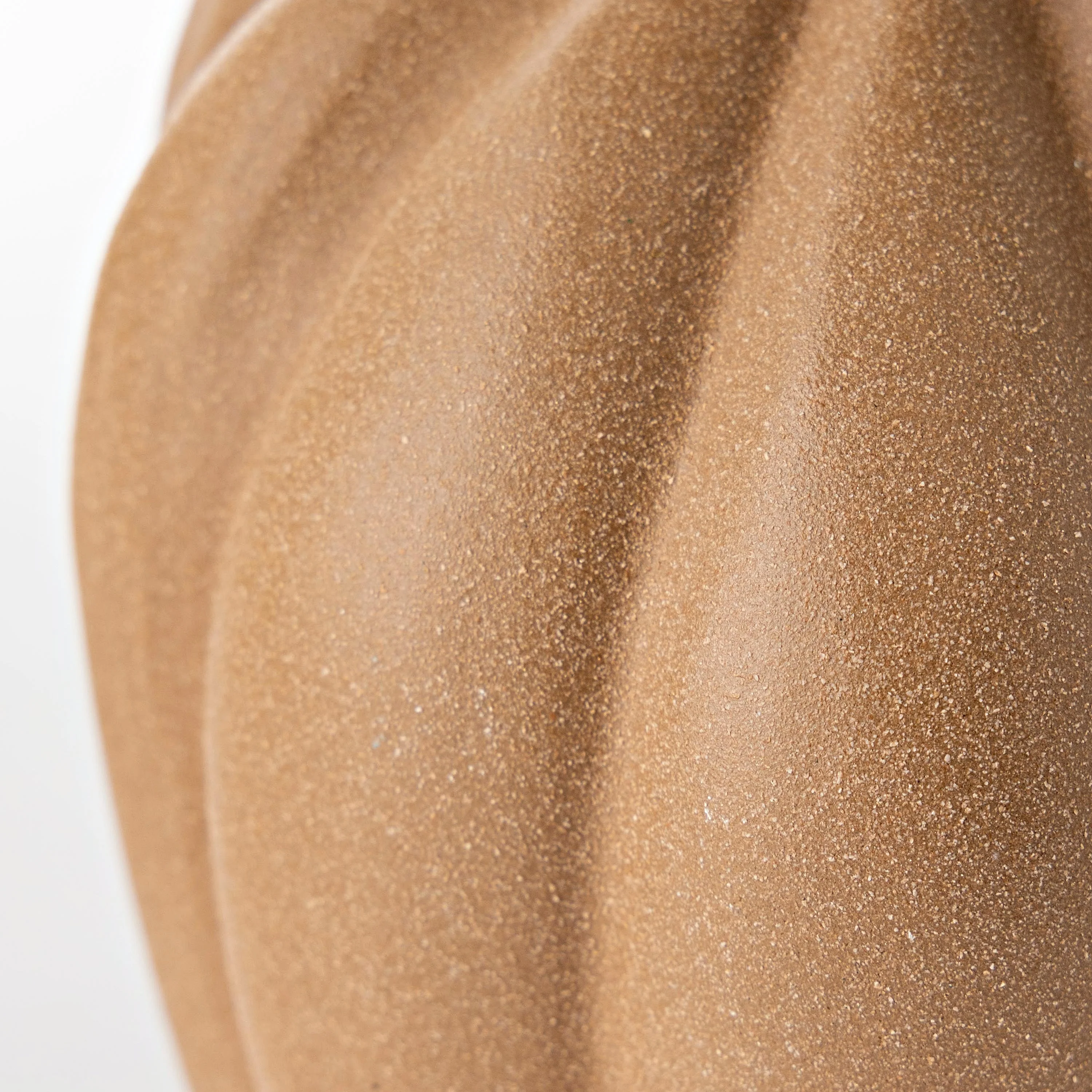 11" Textured Stoneware Vase - Image 6