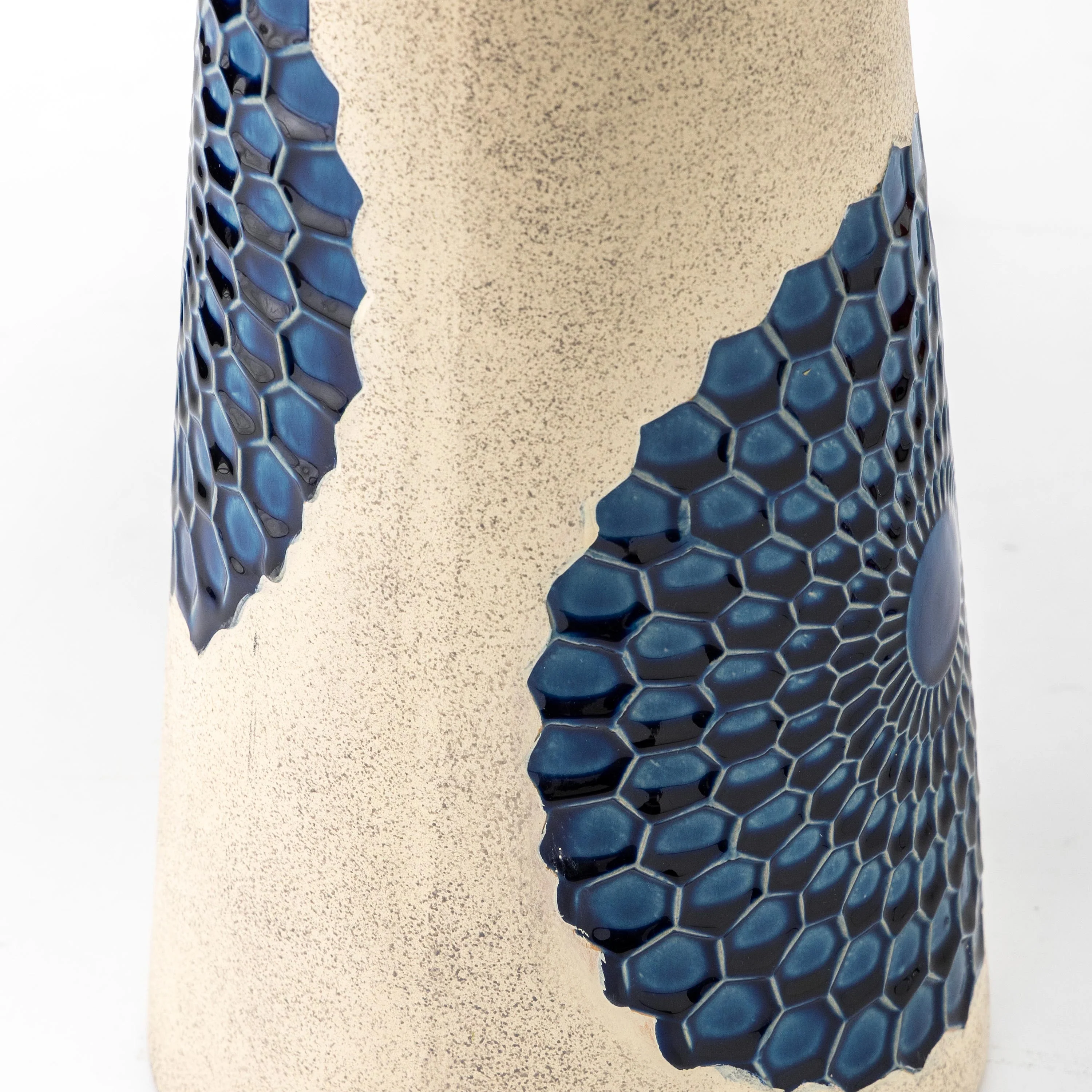 Blue Tile Ceramic Birdbath - Image 7