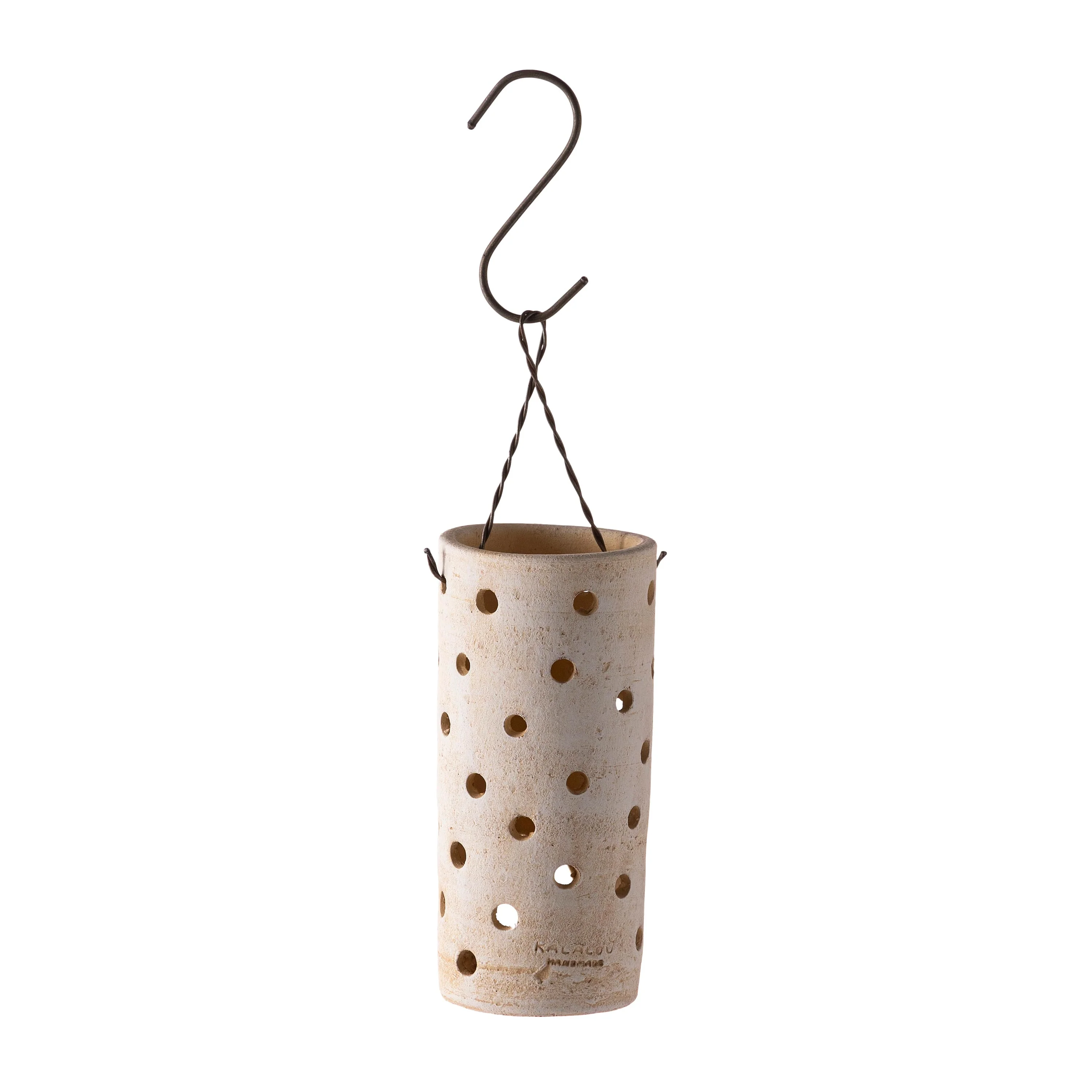 Clay Hanging Candle Lantern - Image 2