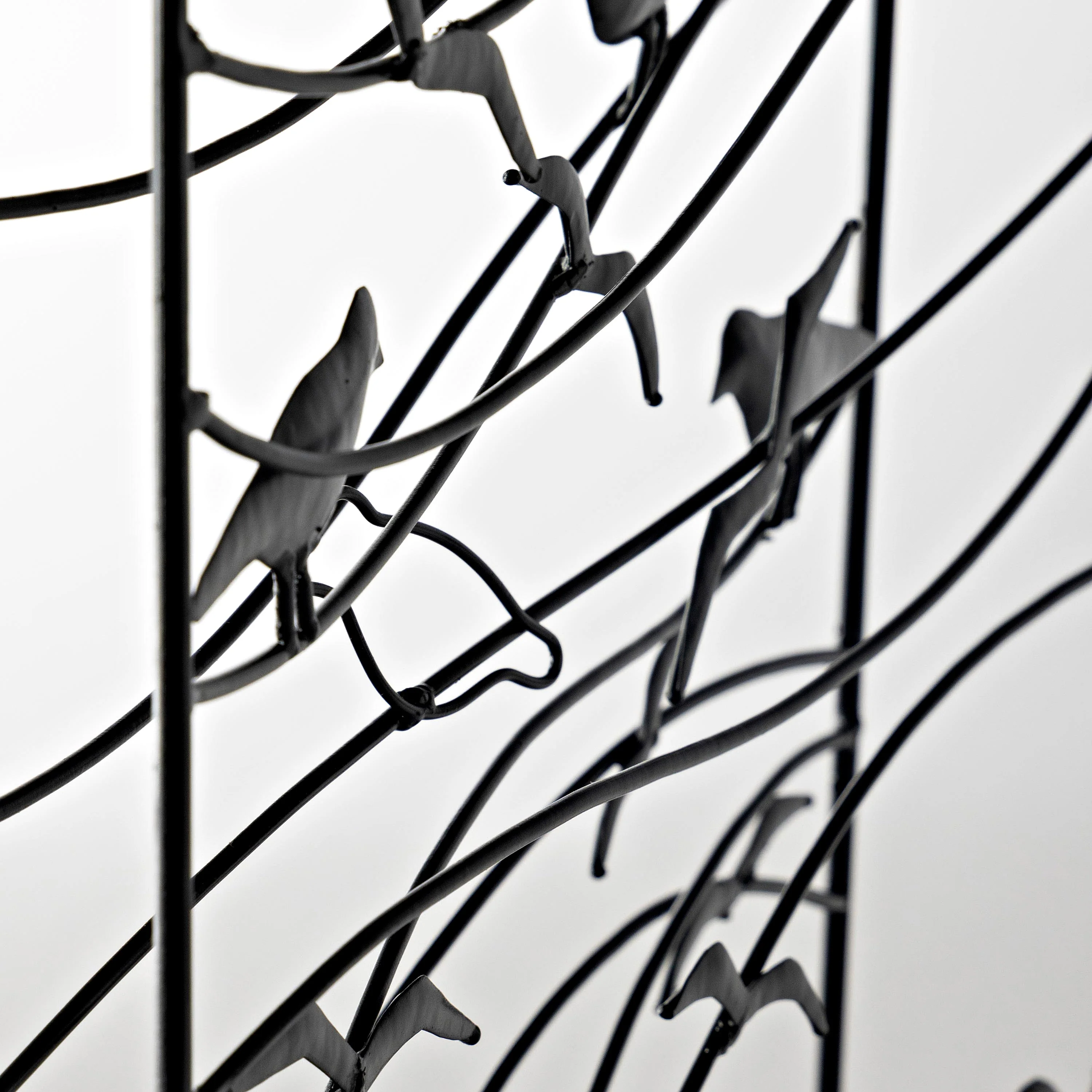 Handcrafted Metal Raven Wall Art - Image 5