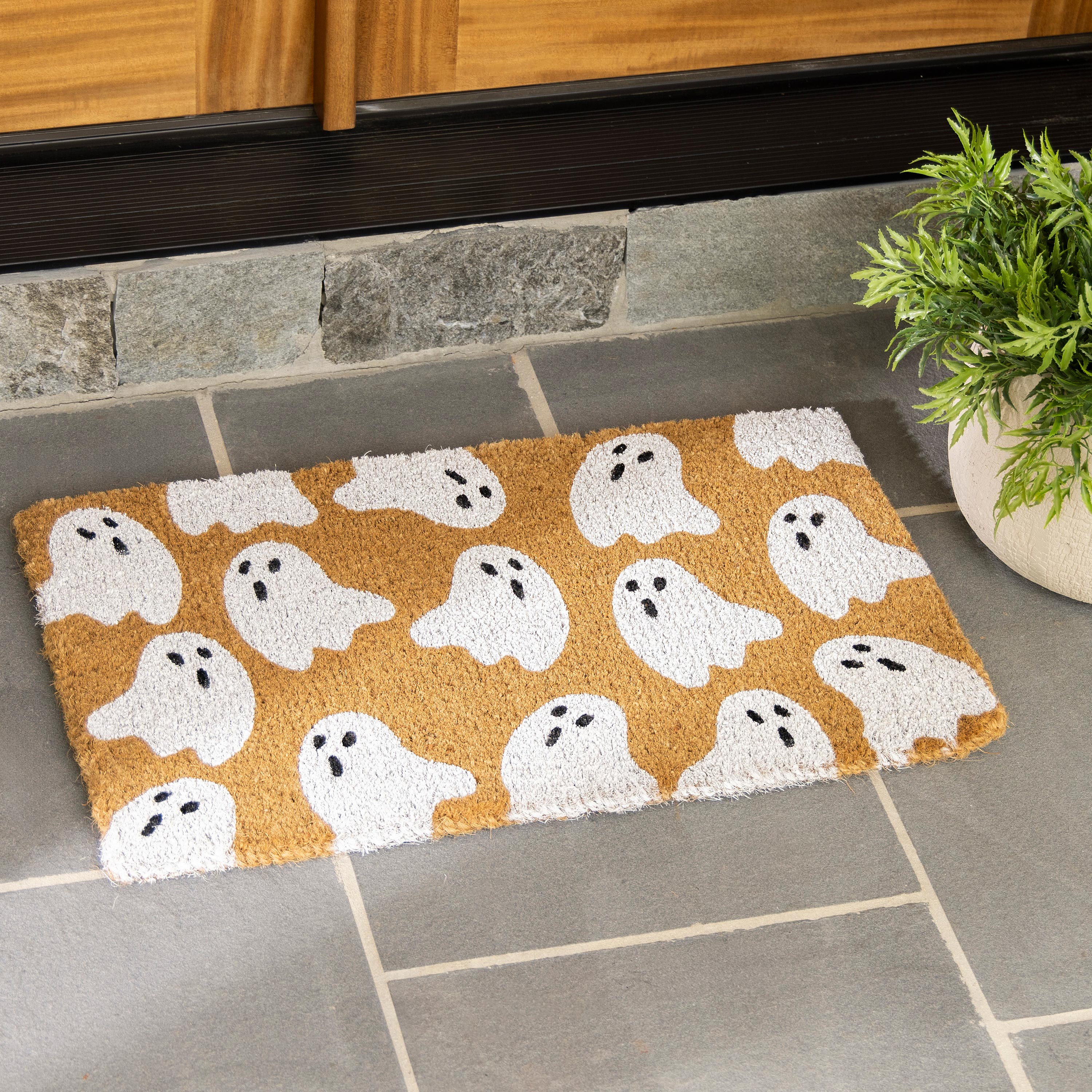 Halloween Ghost Coir Doormat