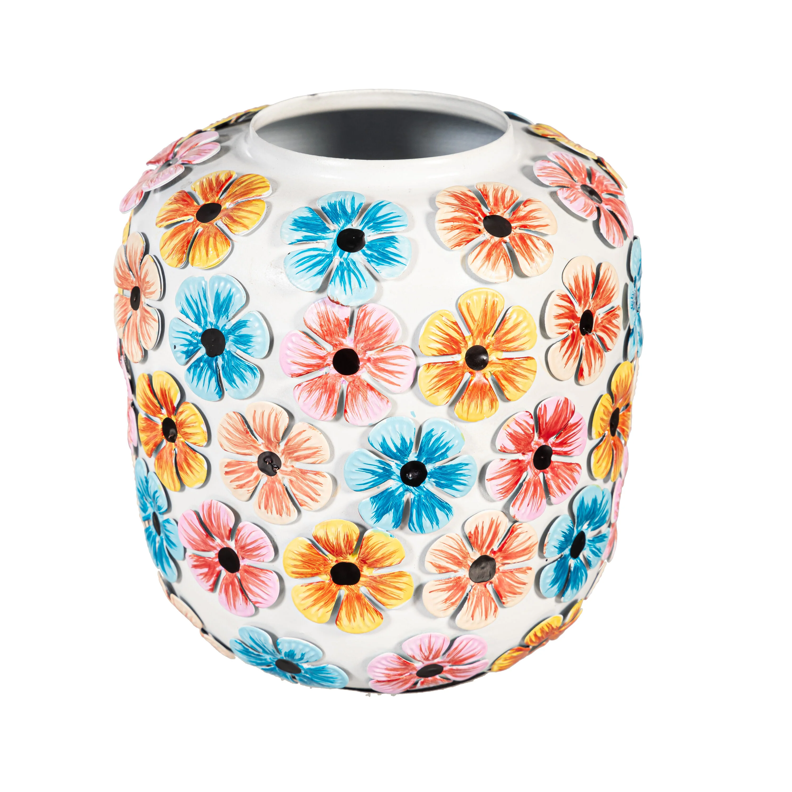 What She Shed Vase Metal Floral, 5"H - Image 2