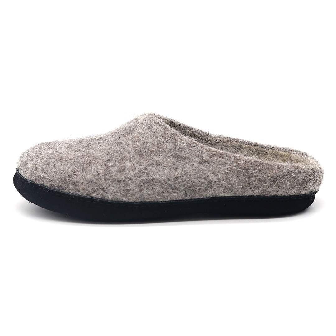 Womens Astoria Noir Wool House Slippers - Image 2