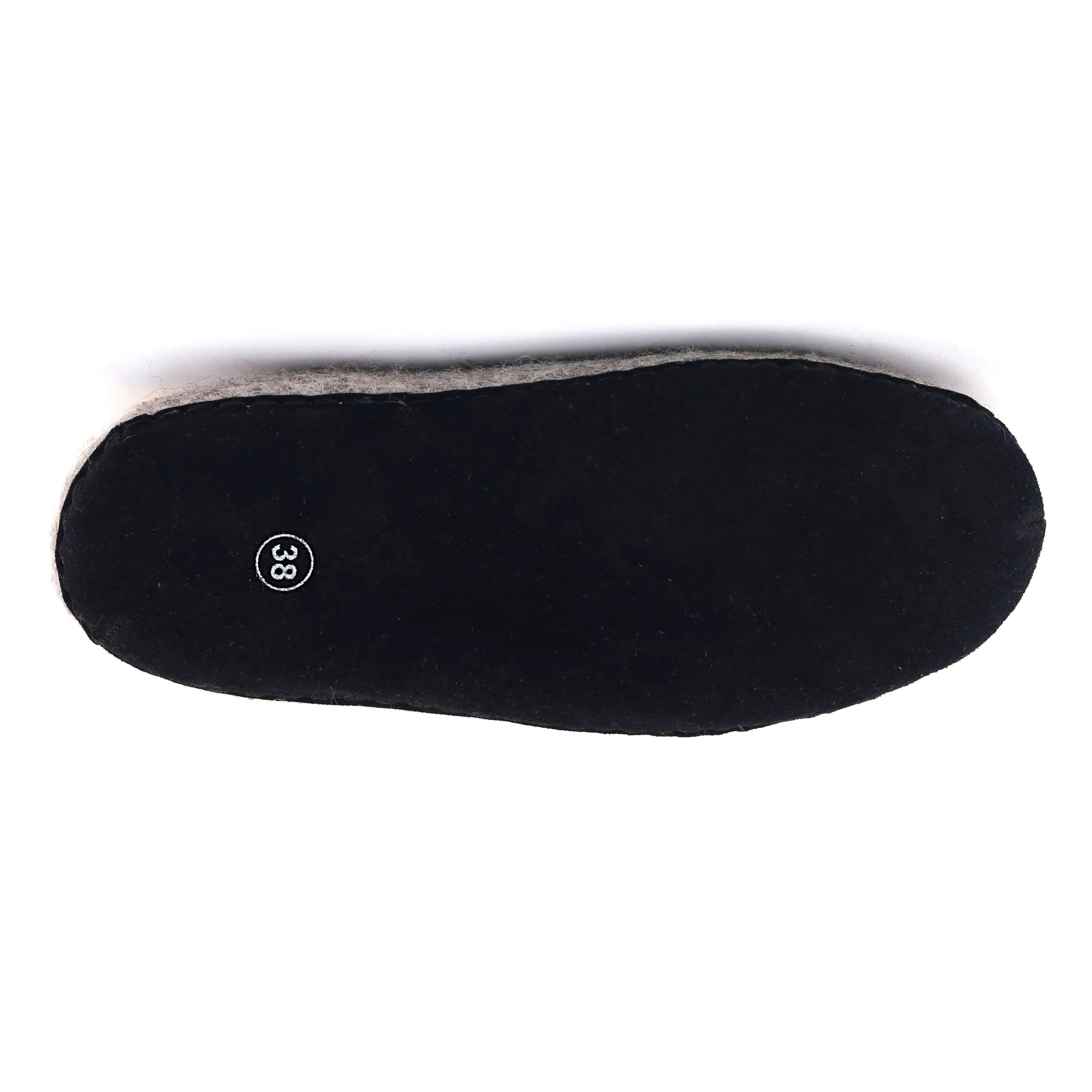 Womens Astoria Noir Wool House Slippers - Image 7