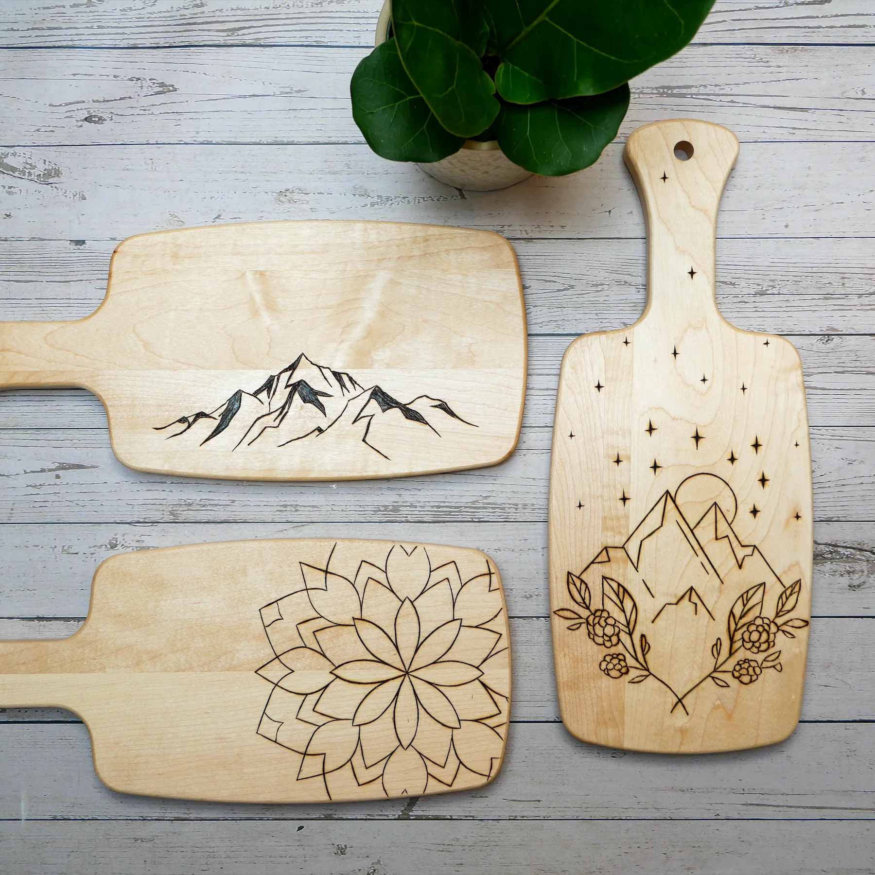 Wood Burned Cutting Board Kit - Image 2