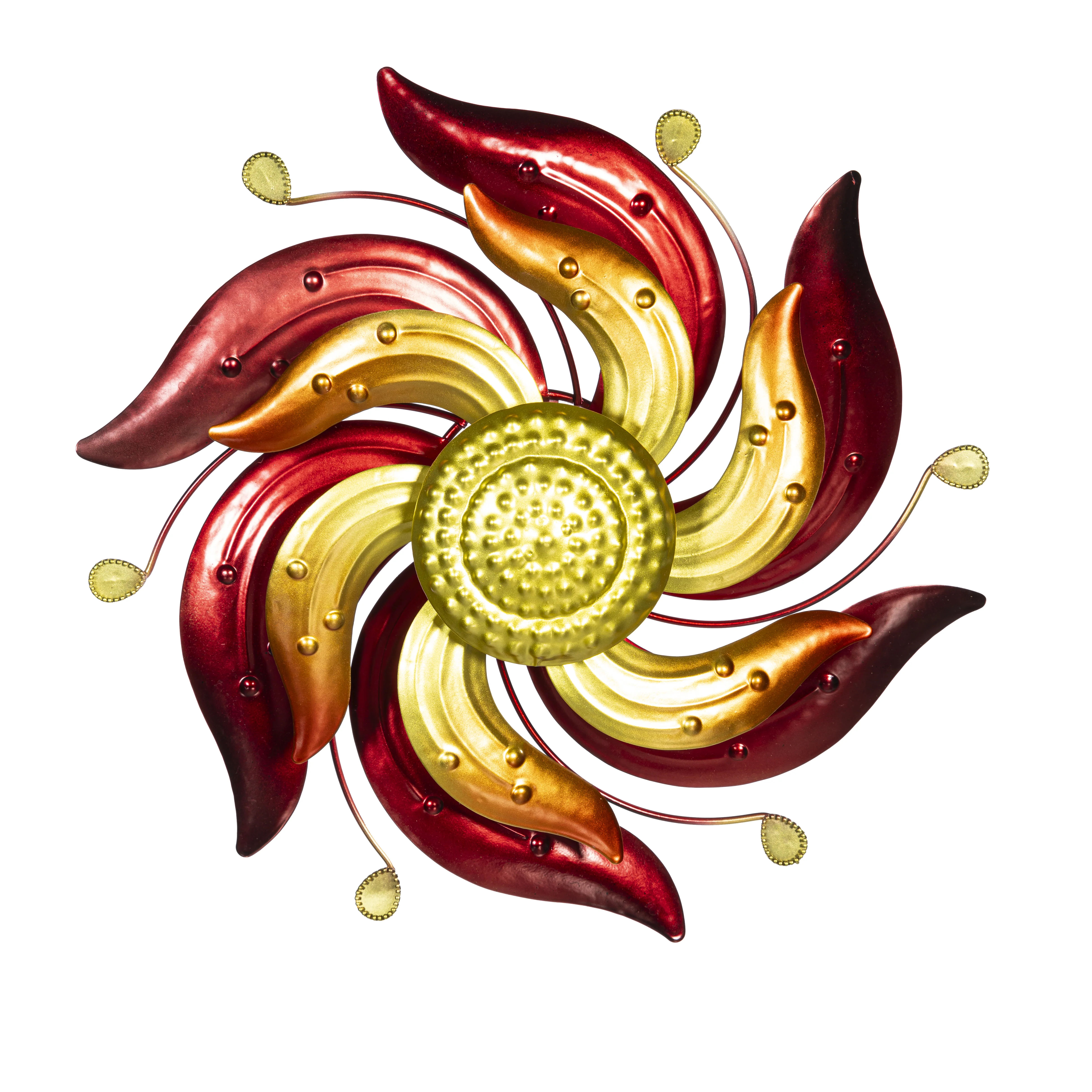 Celestial Swirl Red Wall Spinner 13"D - Image 2