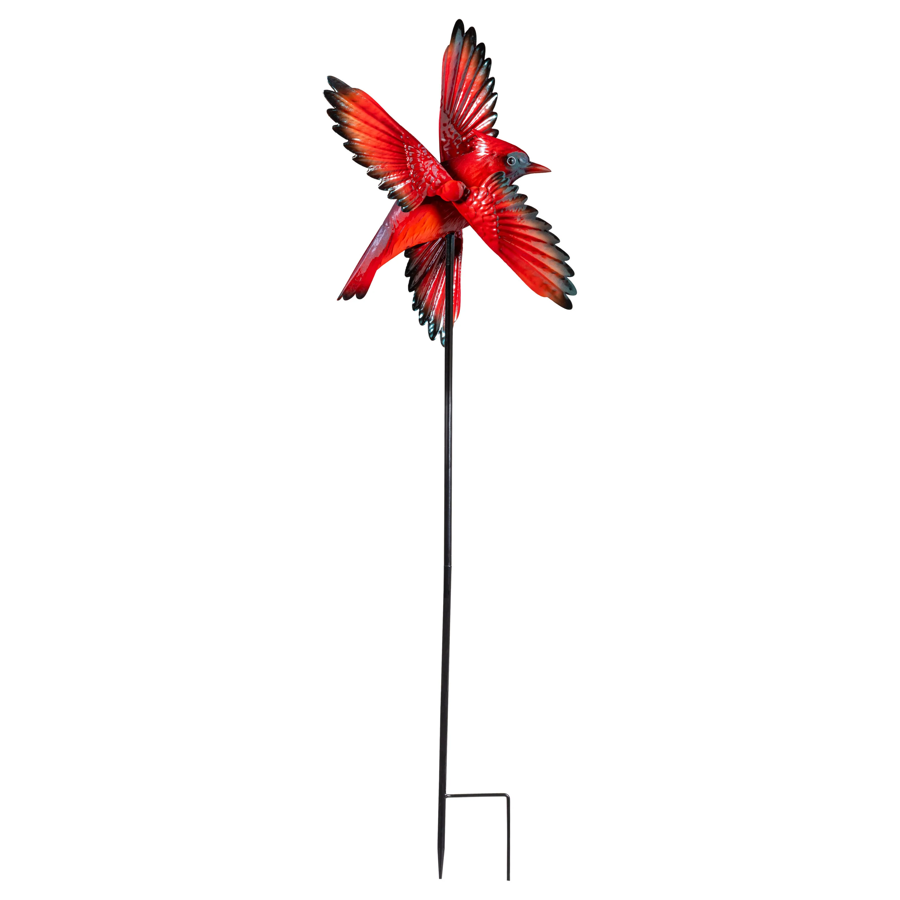 Metal Cardinal Spinner Stake - Image 4
