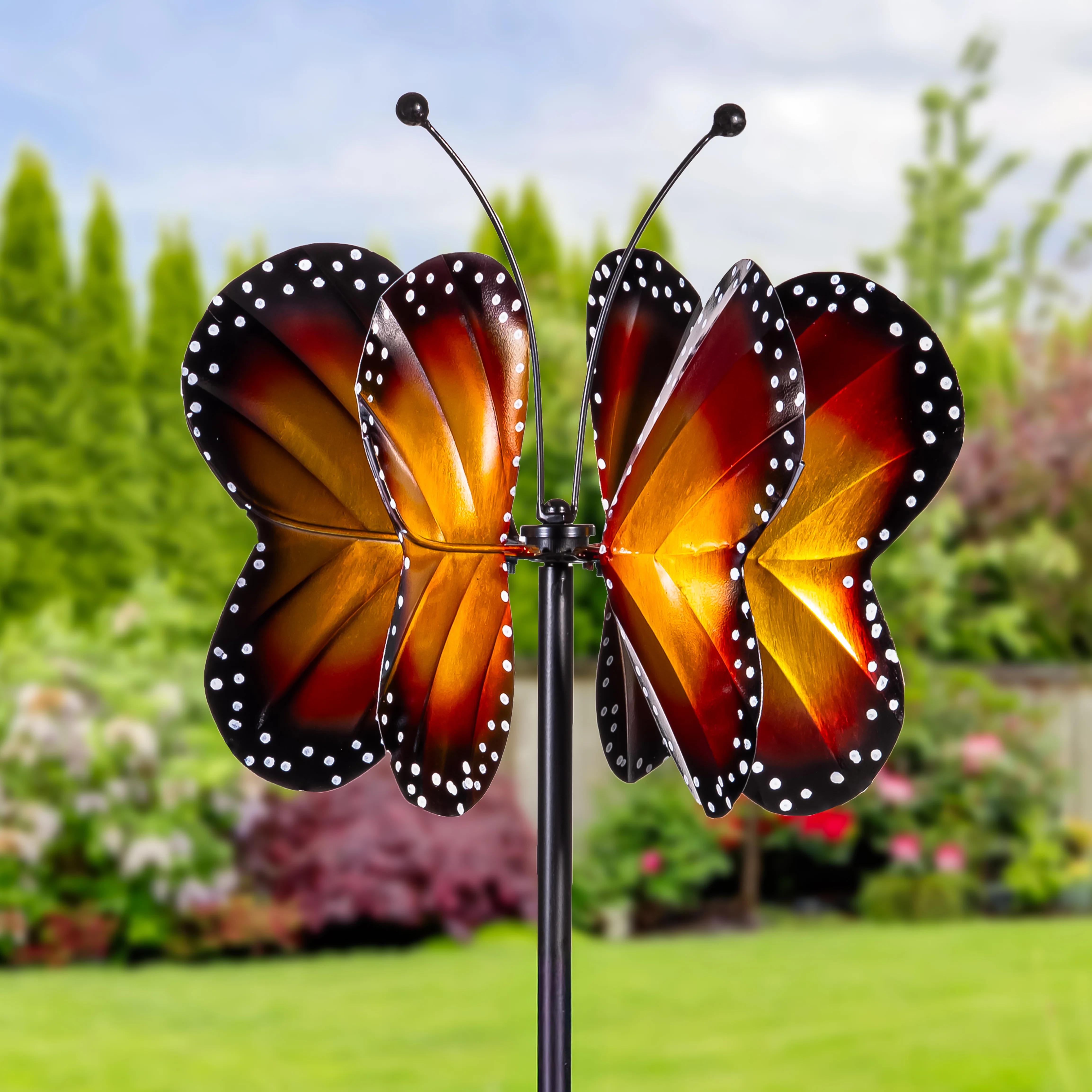 Butterfly Wings In the Wind Wind Spinner 65"H - Image 3