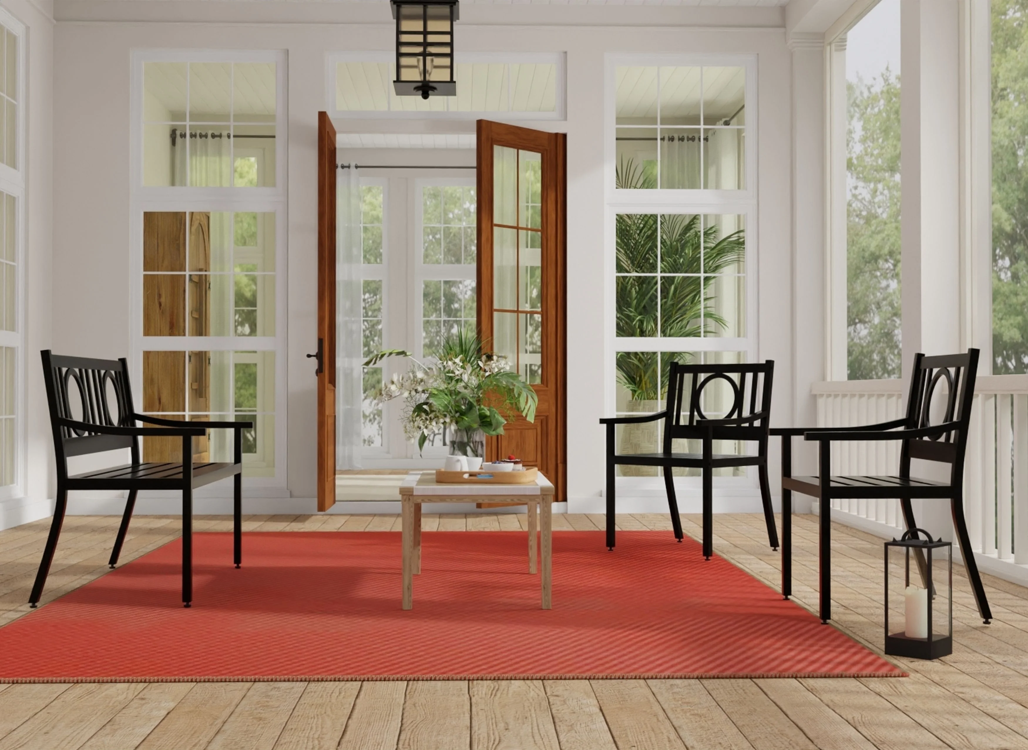 Grammercy Outdoor Chair, Black - Image 3