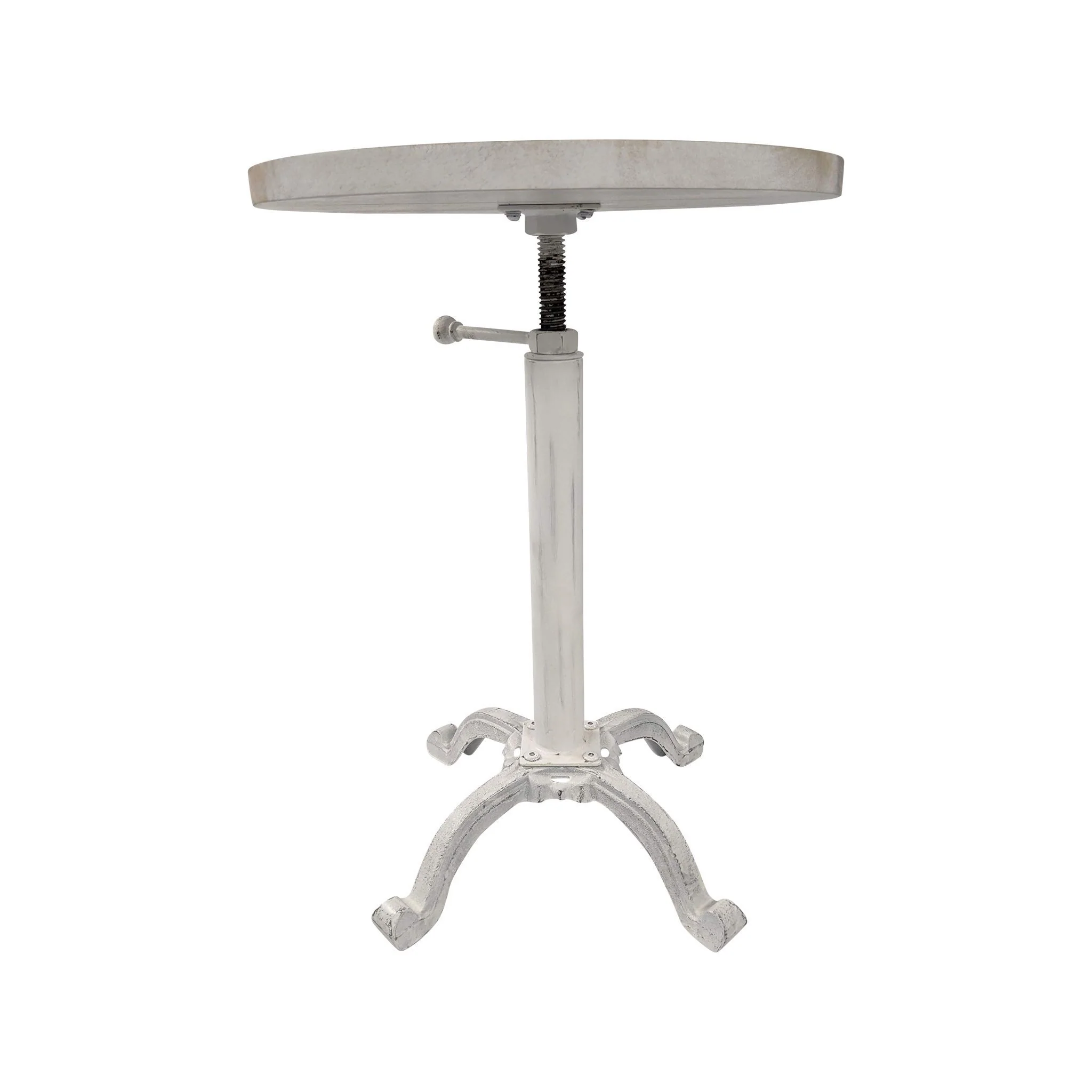 Colton Adjustable Vintage Table, Whitewash - Image 2