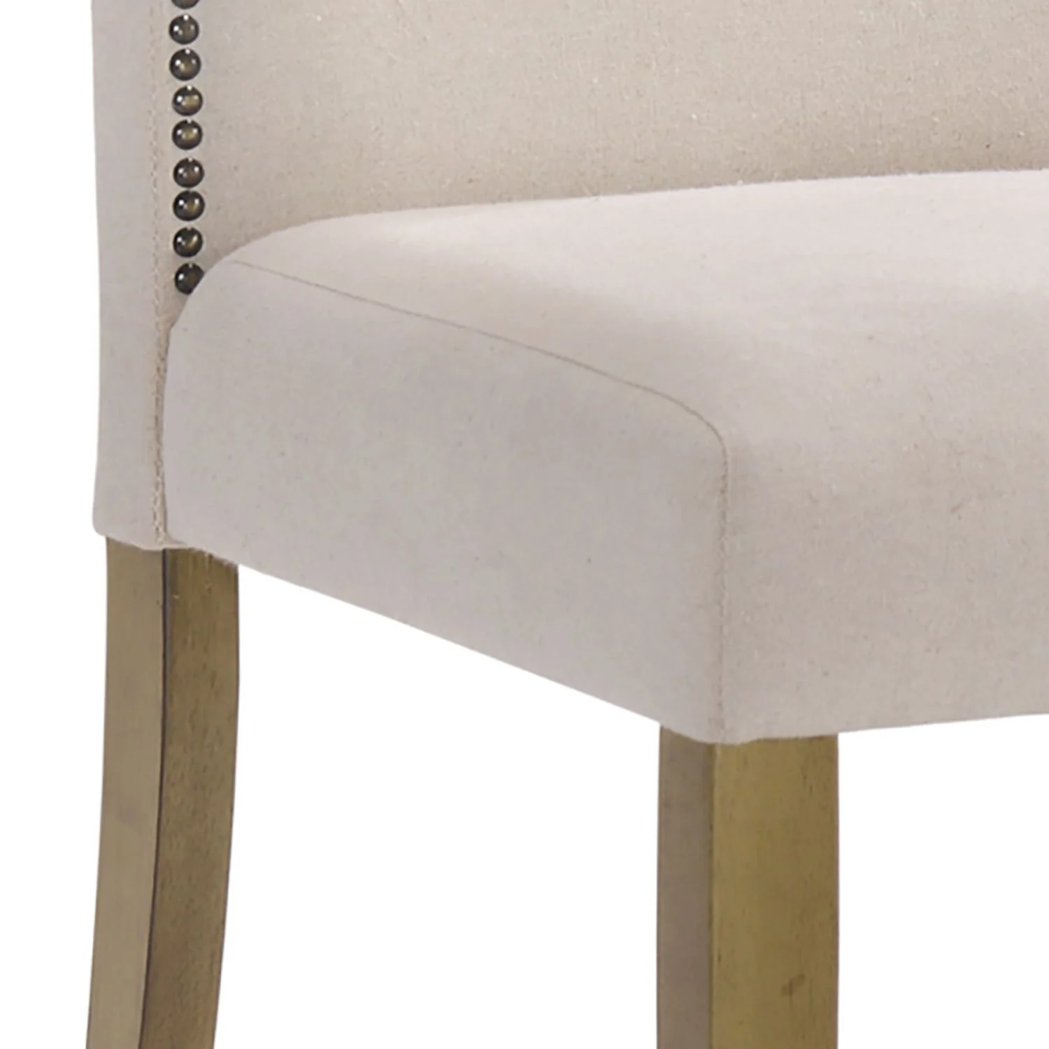 Romero Parson Linen Upholstery Chair, Harvest Oak - Image 9