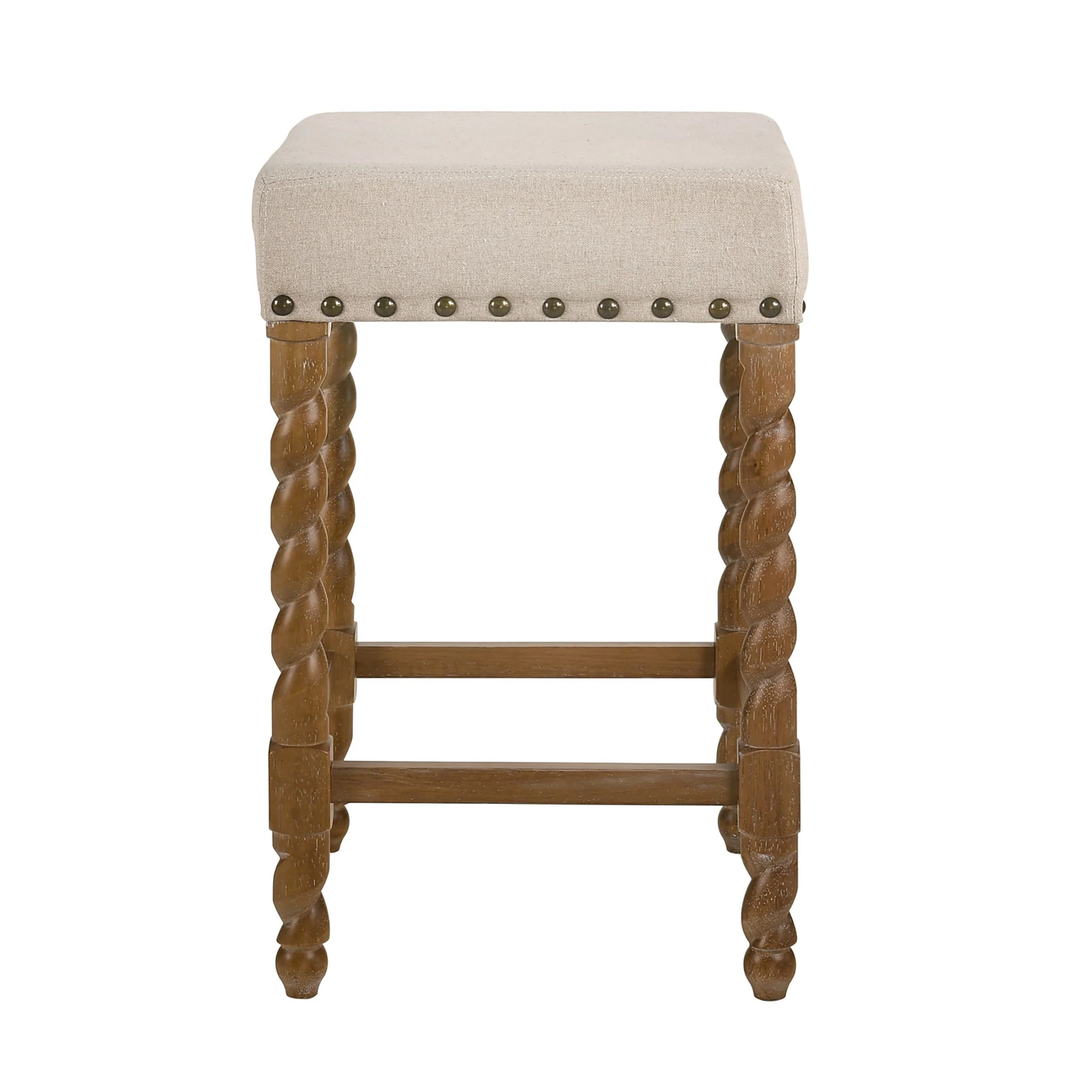 Remick Counter Stool, Natural Oak, 24" - Image 6