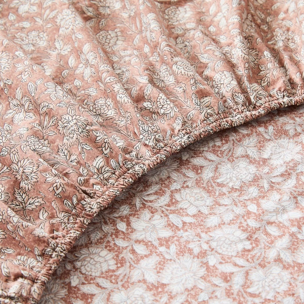 Zara Floral Block Cotton Sheet Set - Image 55
