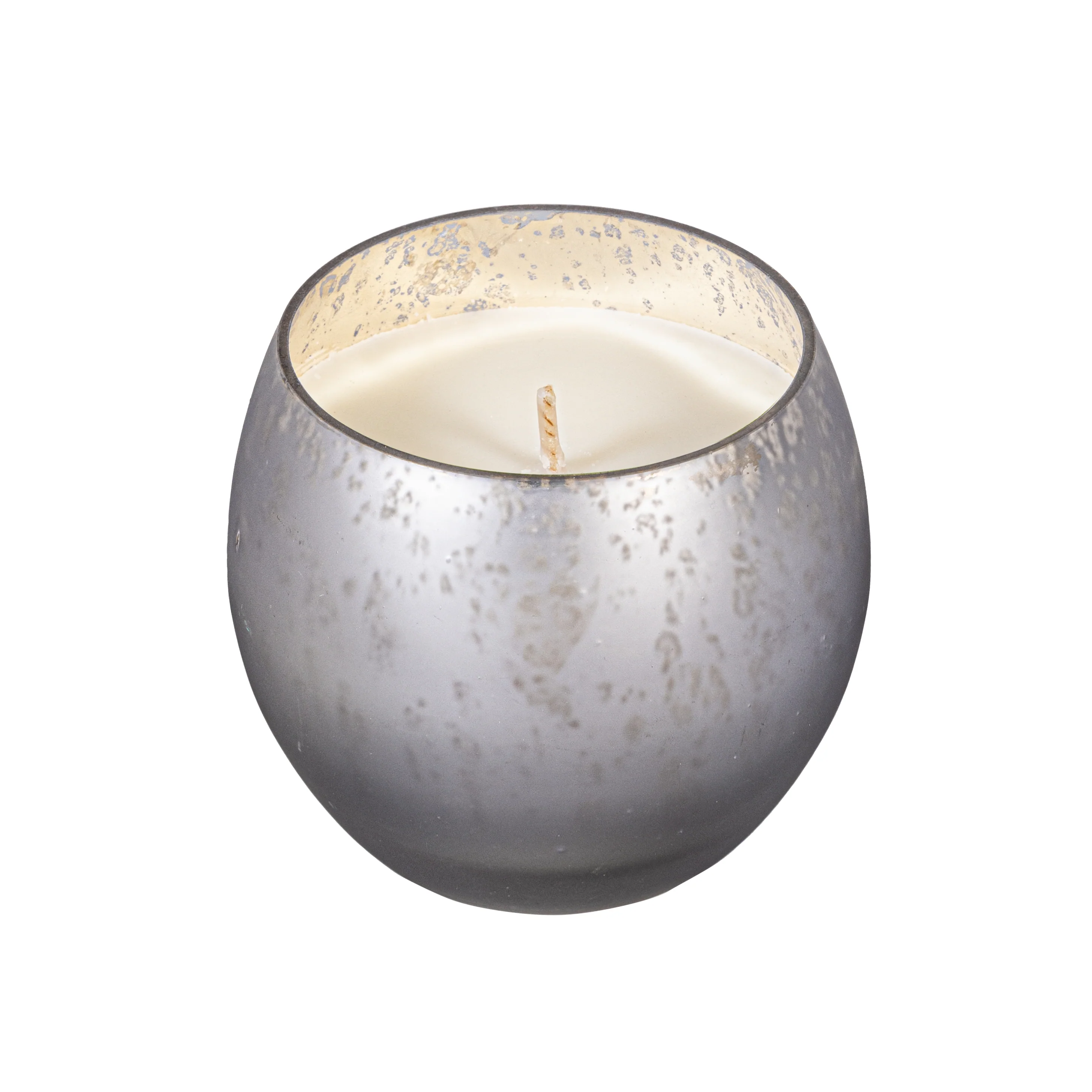 Egg Shape Mercury Glass Candle, Ancient Water - Image 4