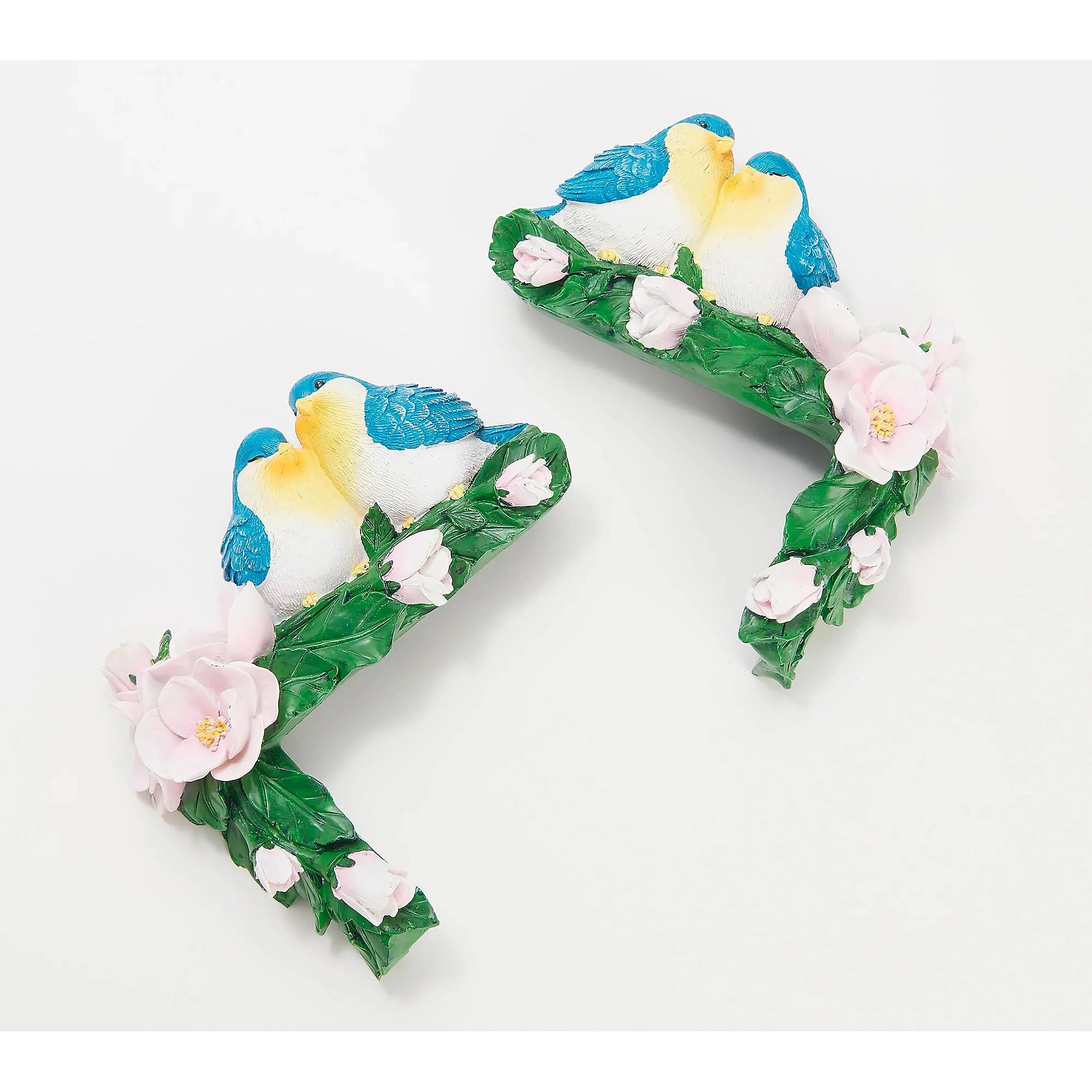 Set of 2 Door Corners, Blue Birds